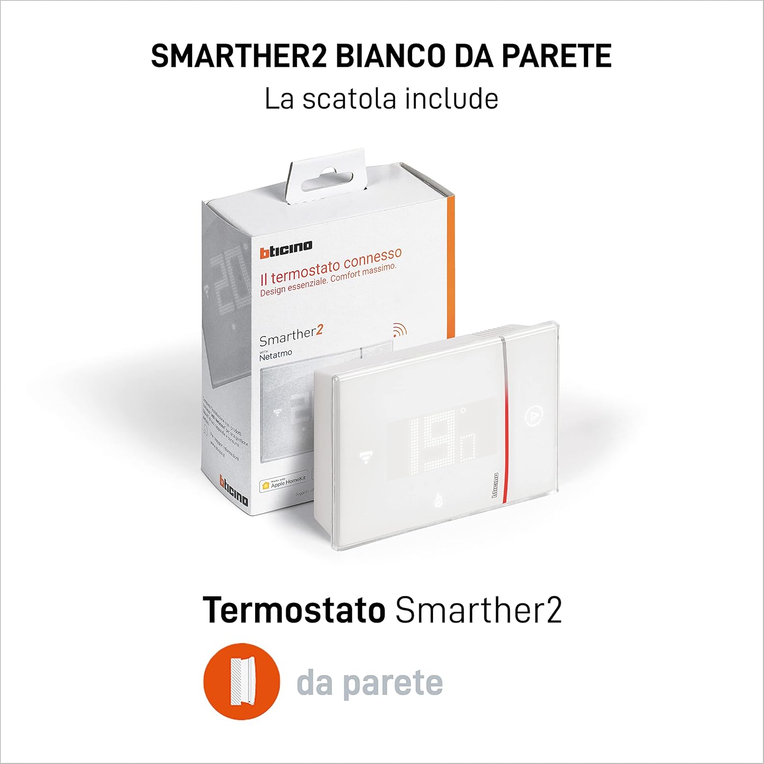 Bticino SXW8002W Termostato Wifi Smarther2 with Netatmo - immagine 3