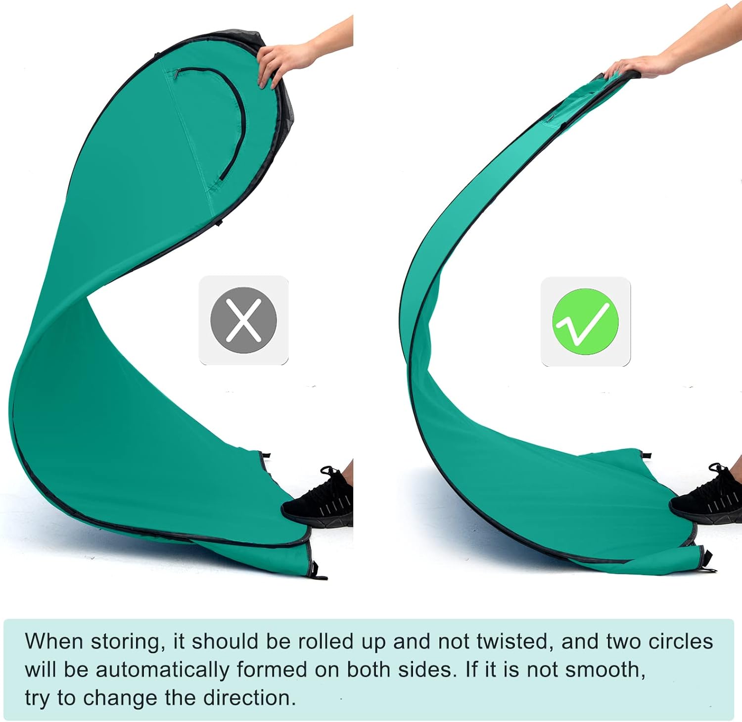 Brian & Dany Tenda da Bagno Pop Up 120x120x190cm - immagine 8