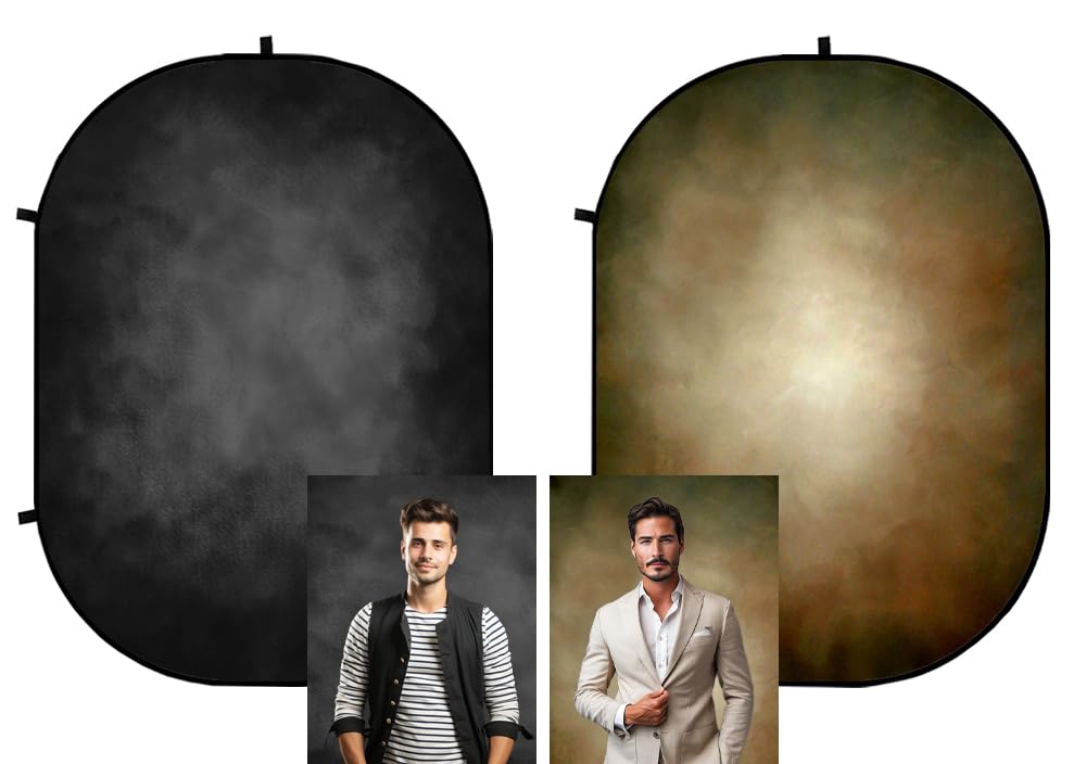 Kate Fondale Pieghevole 1.5x2m Nero/Marrone Astratto