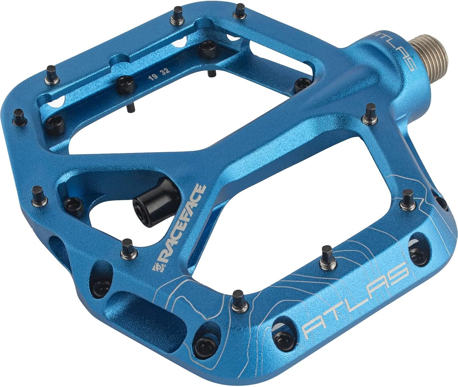 Race Face, Pédales Atlas-Bleu 2021 Unisex Adulto, Nero, One Size - immagine 1