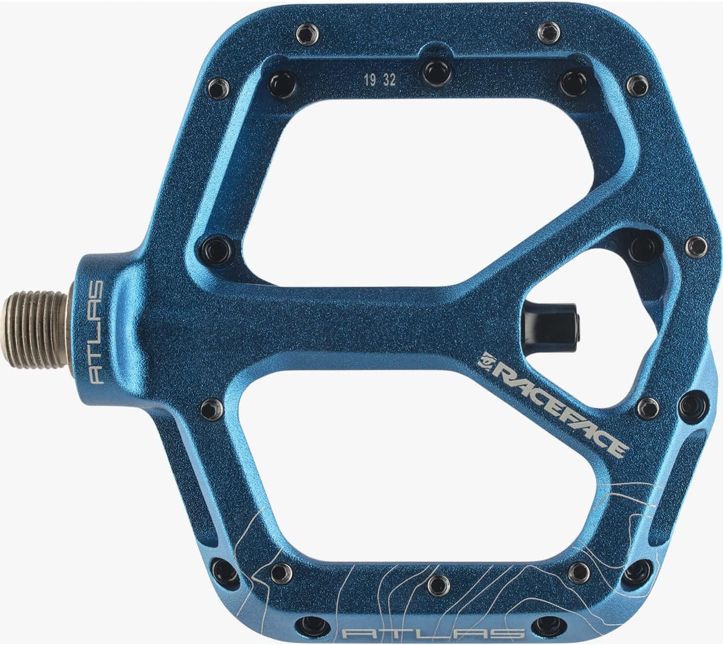 Race Face, Pédales Atlas-Bleu 2021 Unisex Adulto, Nero, One Size - immagine 2