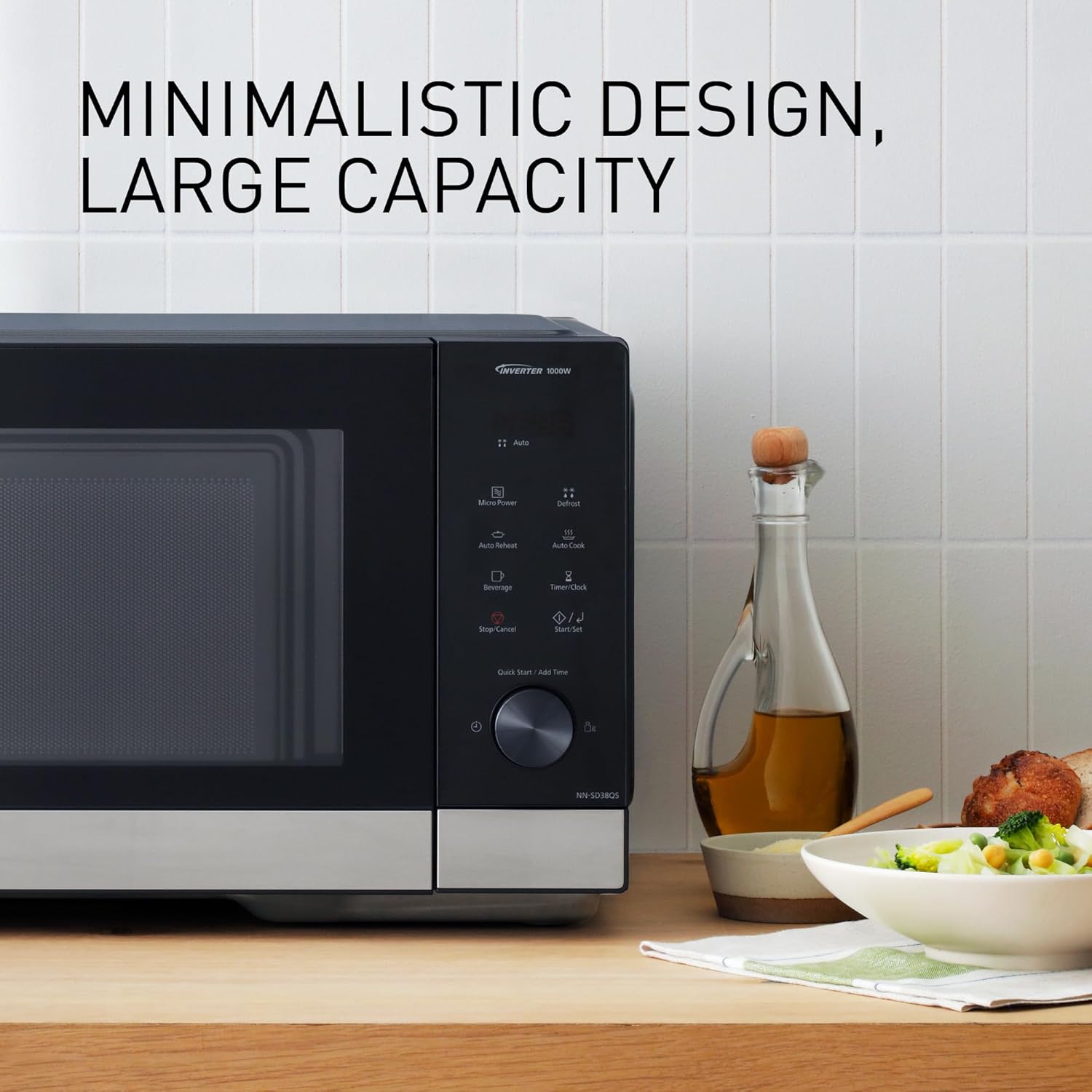 Panasonic NN-SD38QSEPG Microonde Solo 29L 1000W - immagine 6