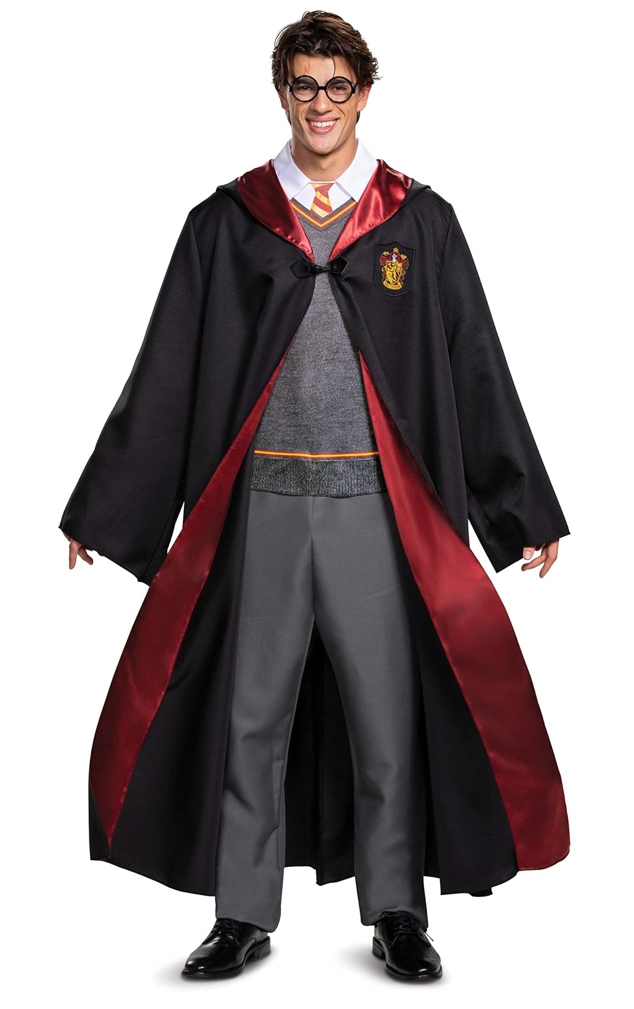 Costume da Harry Potter da uomo, travestimento da mago per adulti, alta qualità
