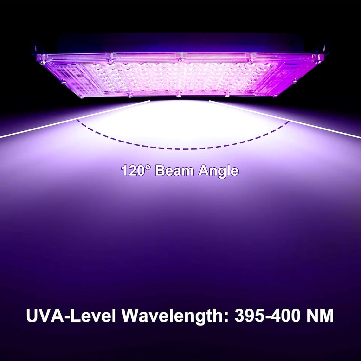 Createstar LED Luce Nera 100W, 2 Pezzi - immagine 2