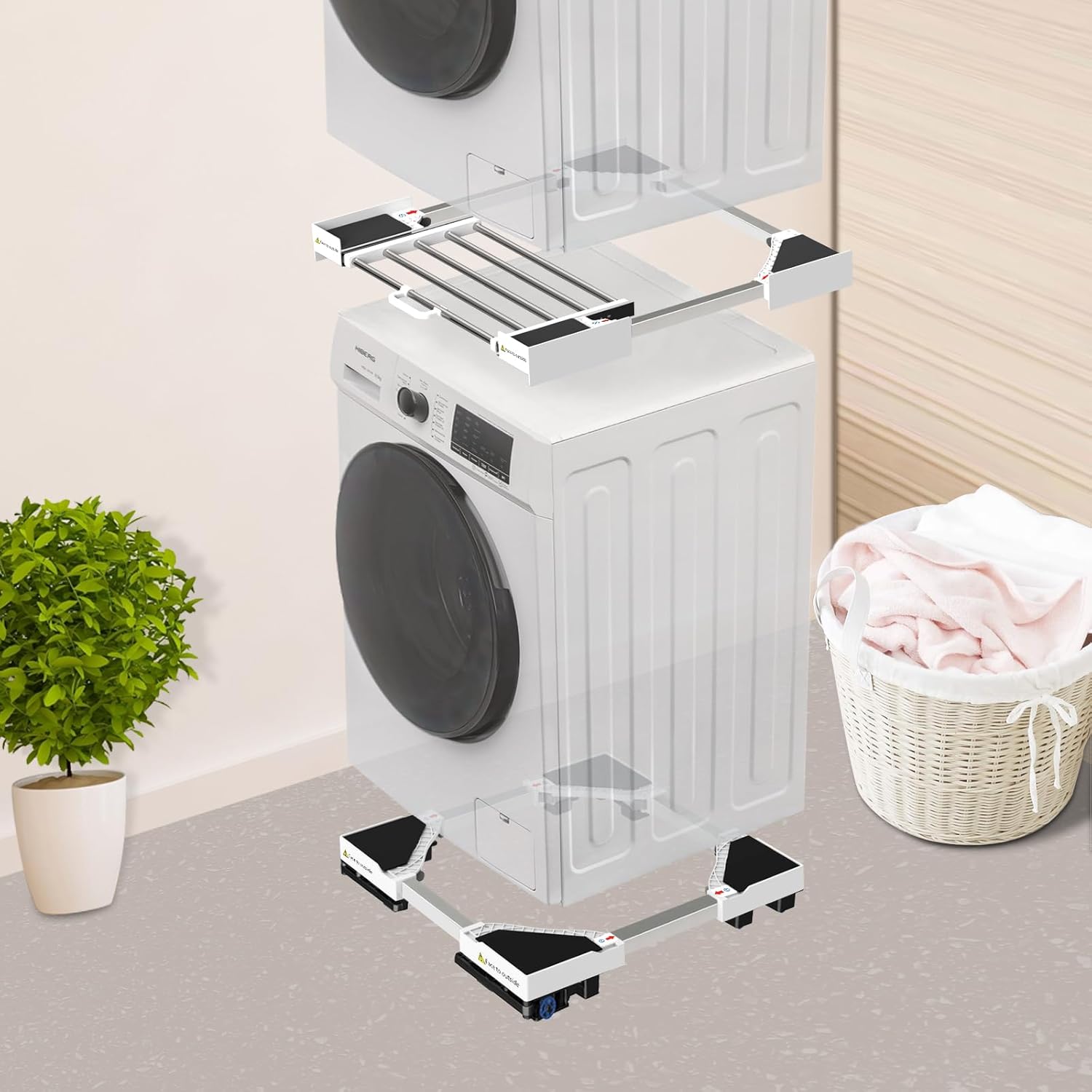 NIUXX Base Universale per Lavatrici e Asciugatrici - immagine 7