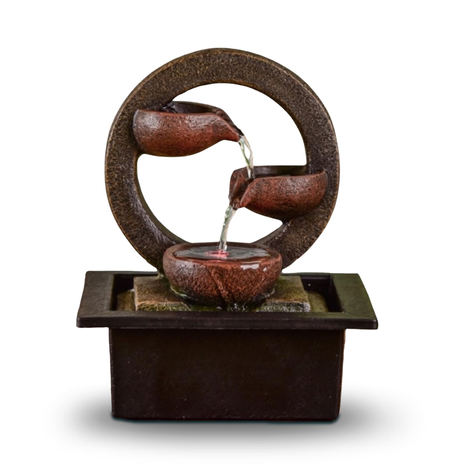 ZEN'LIGHT Fontana Interna Zen Terai con LED Multicolore