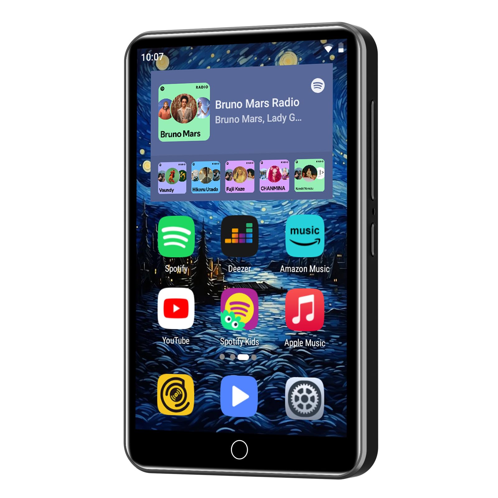 Zaqe Lettore MP3 con Bluetooth e WiFi 80GB, Android