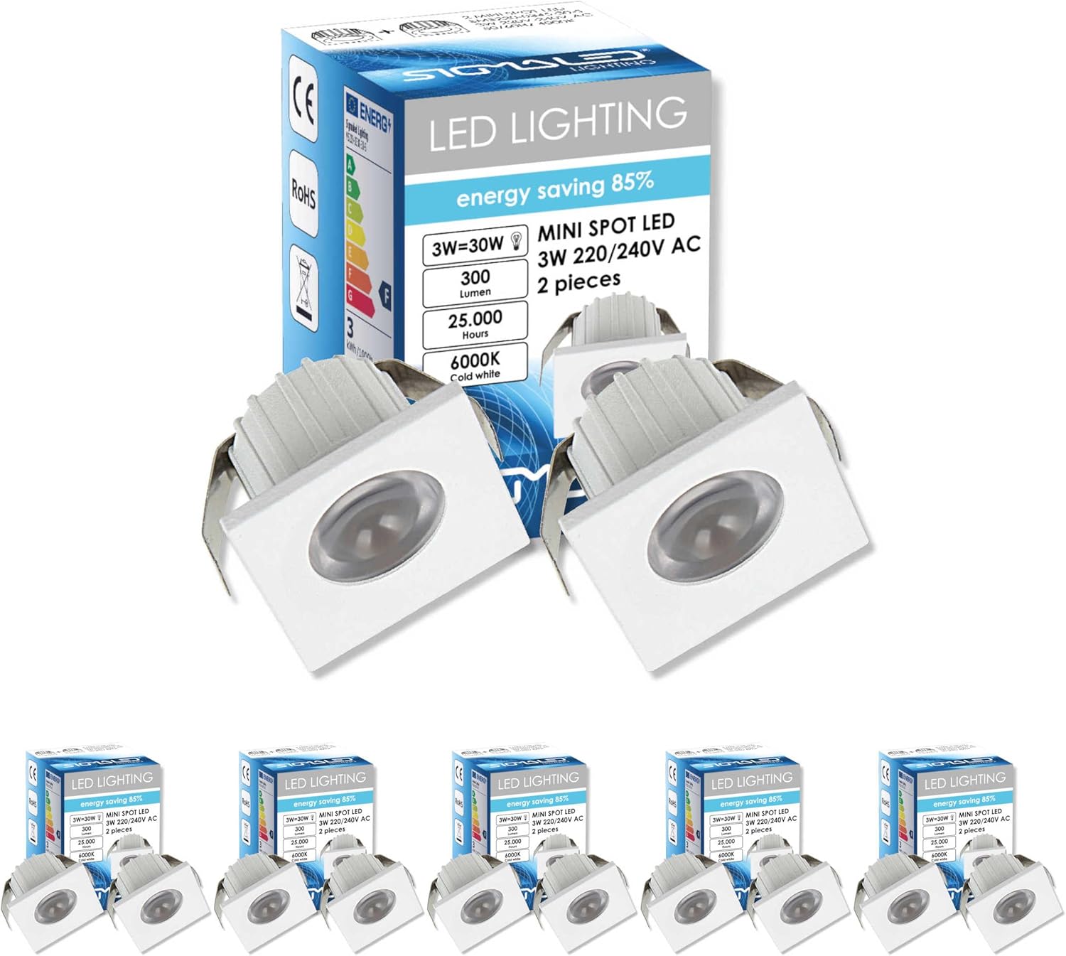 Sigmaled Lighting MINI SPOT LED 3W Dimmerabile