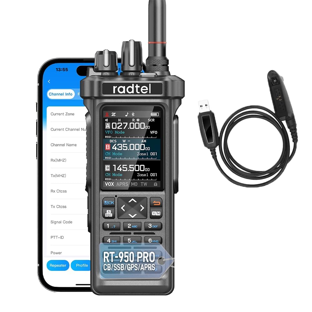 Radtel RT-950 PRO Radio Amatoriale 10W GPS/APRS