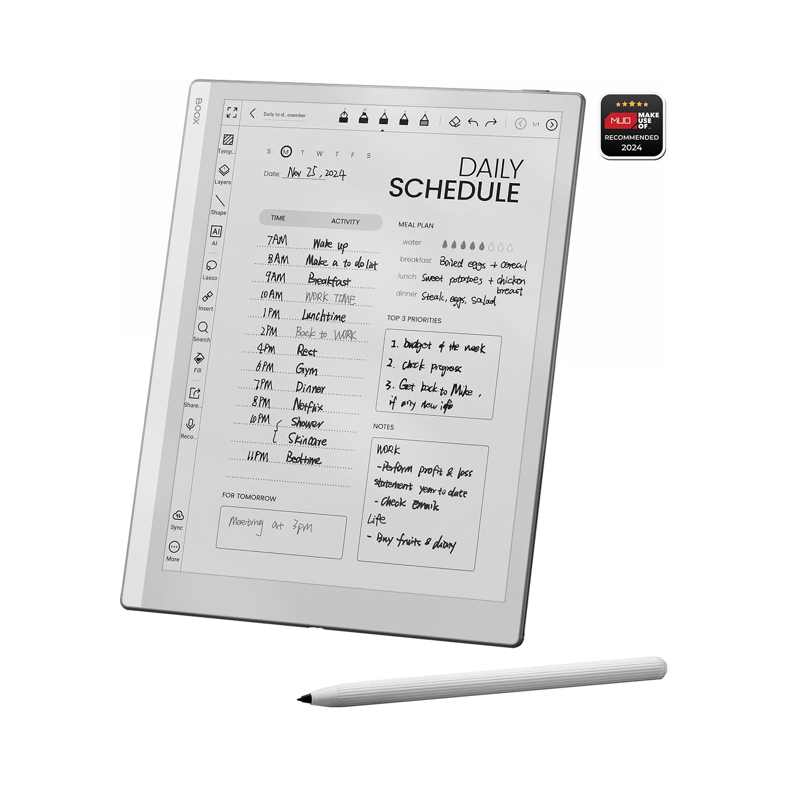 Boox Go 10.3 - eCarta Tablet Monocromatico