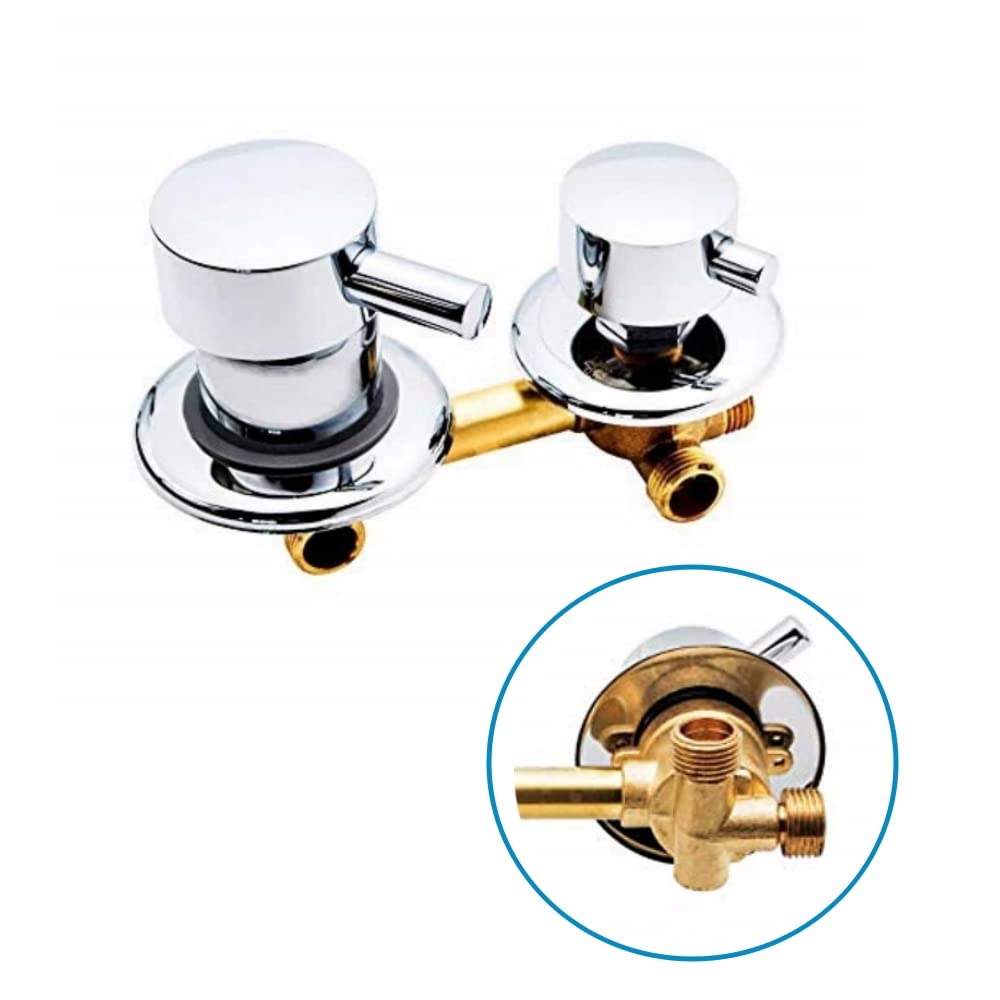 Rubinetto Doccia a Parete 2/3/4/5 Vie Cromato