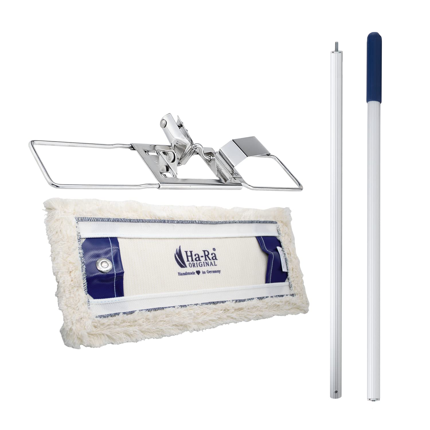 Ha-Ra - Estensione per Pavimenti con Fibre umide, 42 cm, 2 Pezzi, Colore: Bianco