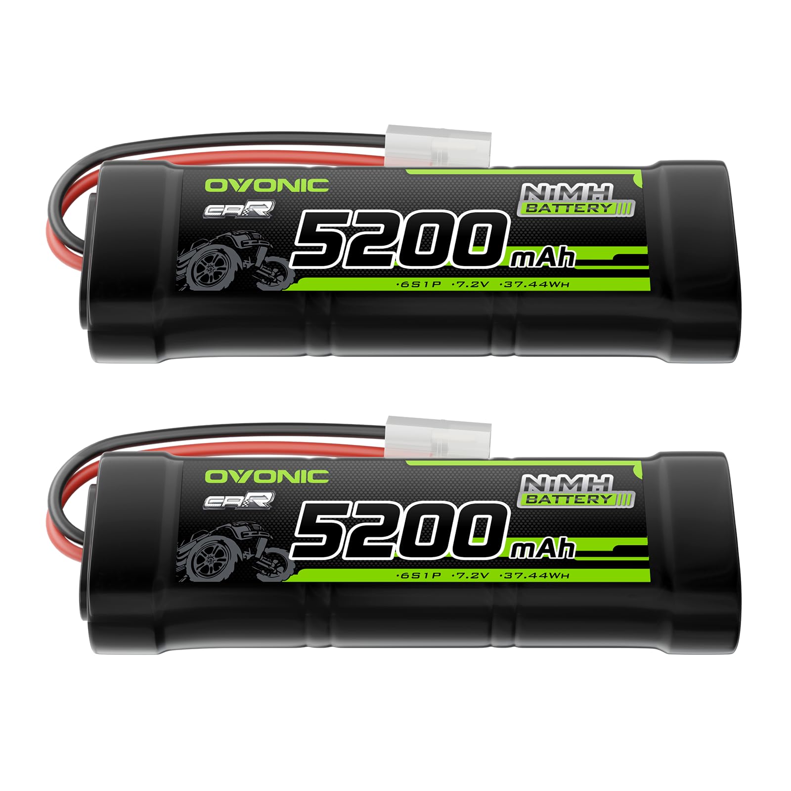 Ovonic Batteria NiMH RC 7.2V 5200mAh (2 pz)