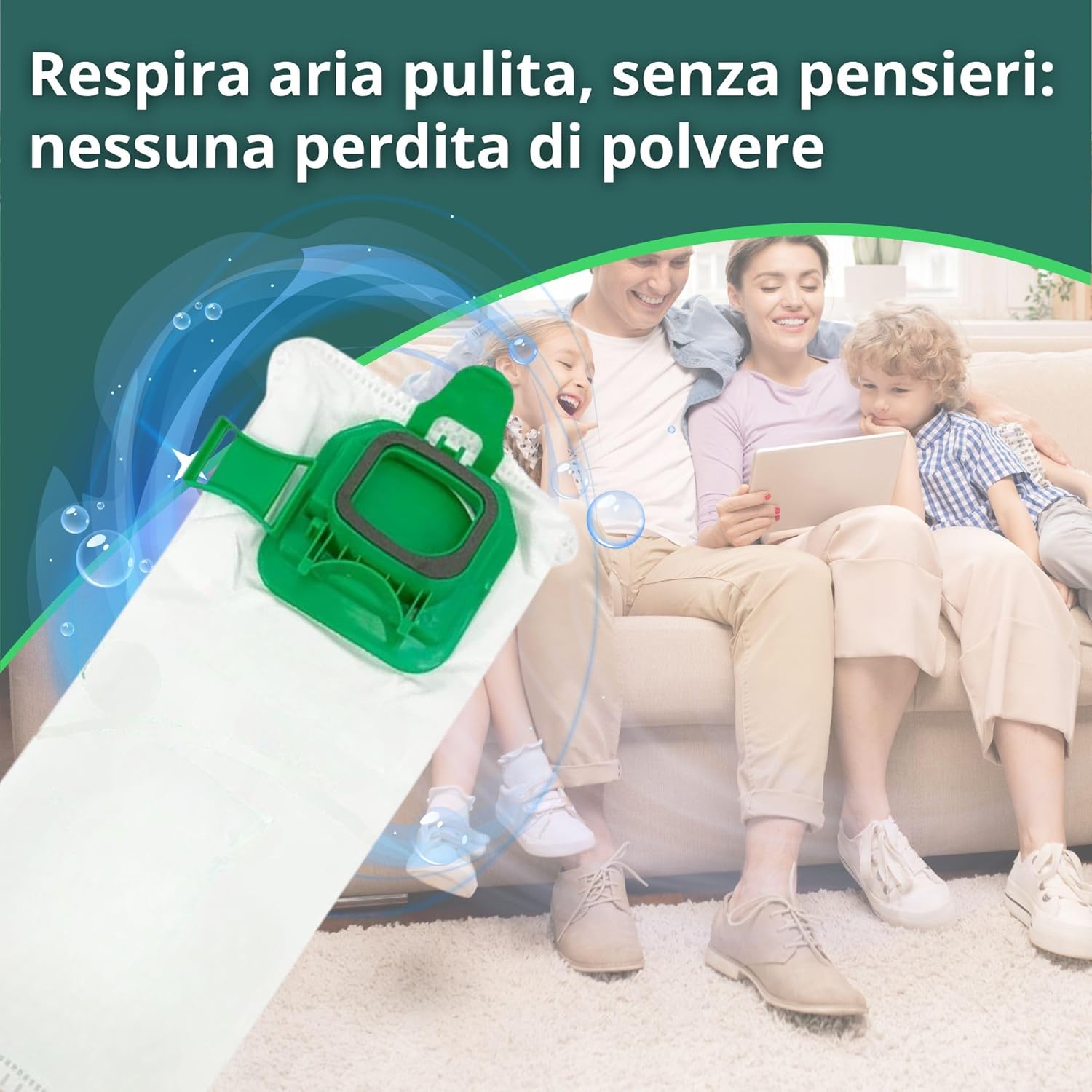 Namai Set 12 Sacchetti Folletto VK140 e VK150 Compatibili - immagine 7