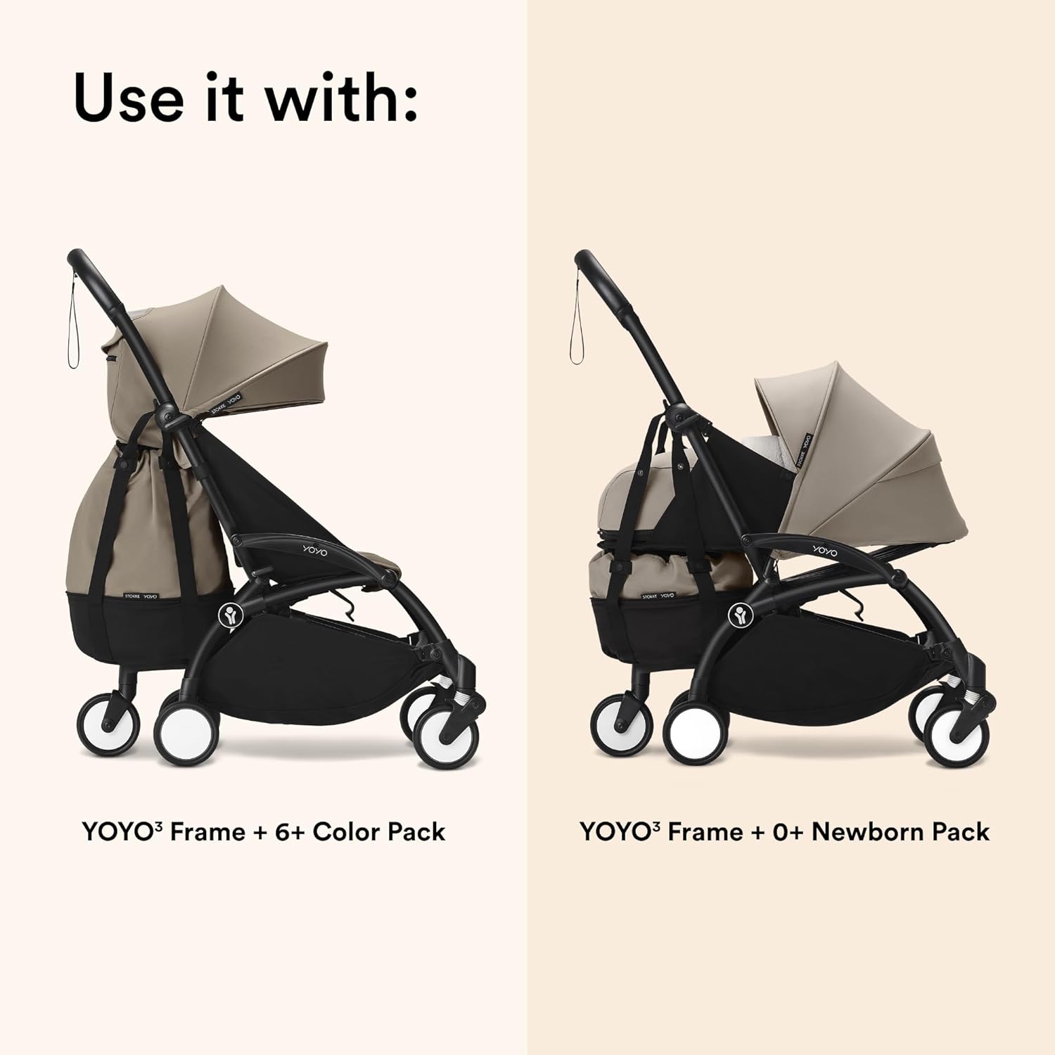 Stokke Borsa YOYO per Passeggino, Taupe - immagine 4