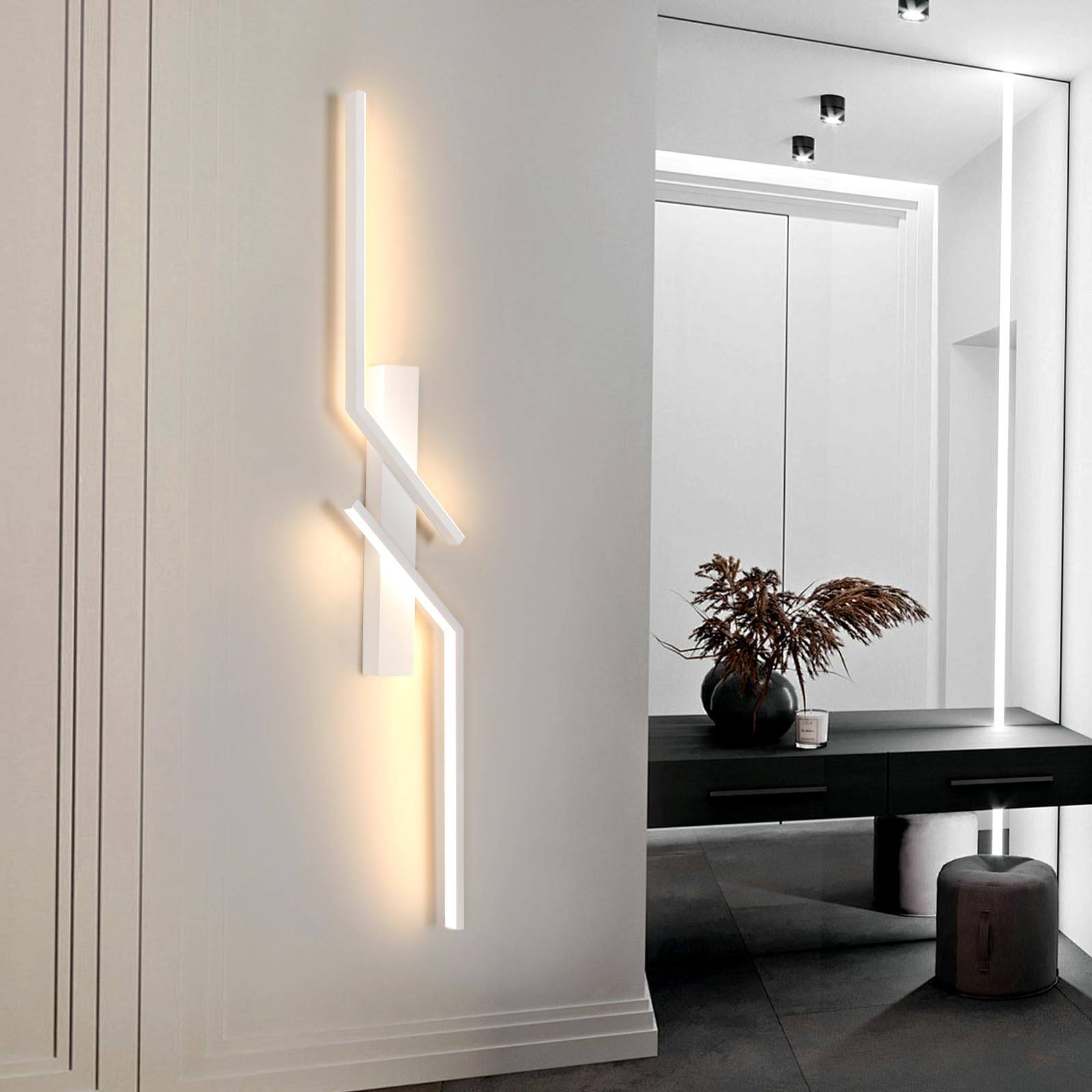 Delipop Applique da Parete Interno LED 24W, Bianco