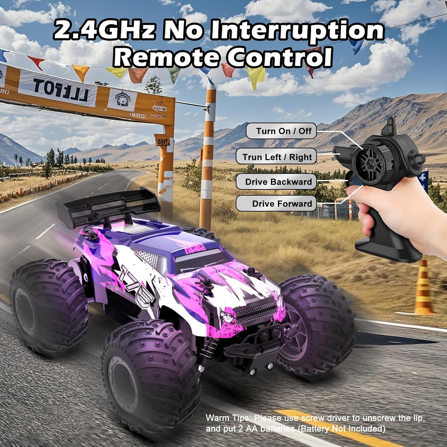 FEIMUOSI Macchina Telecomandata Offroad 1:18 20km/h - immagine 5