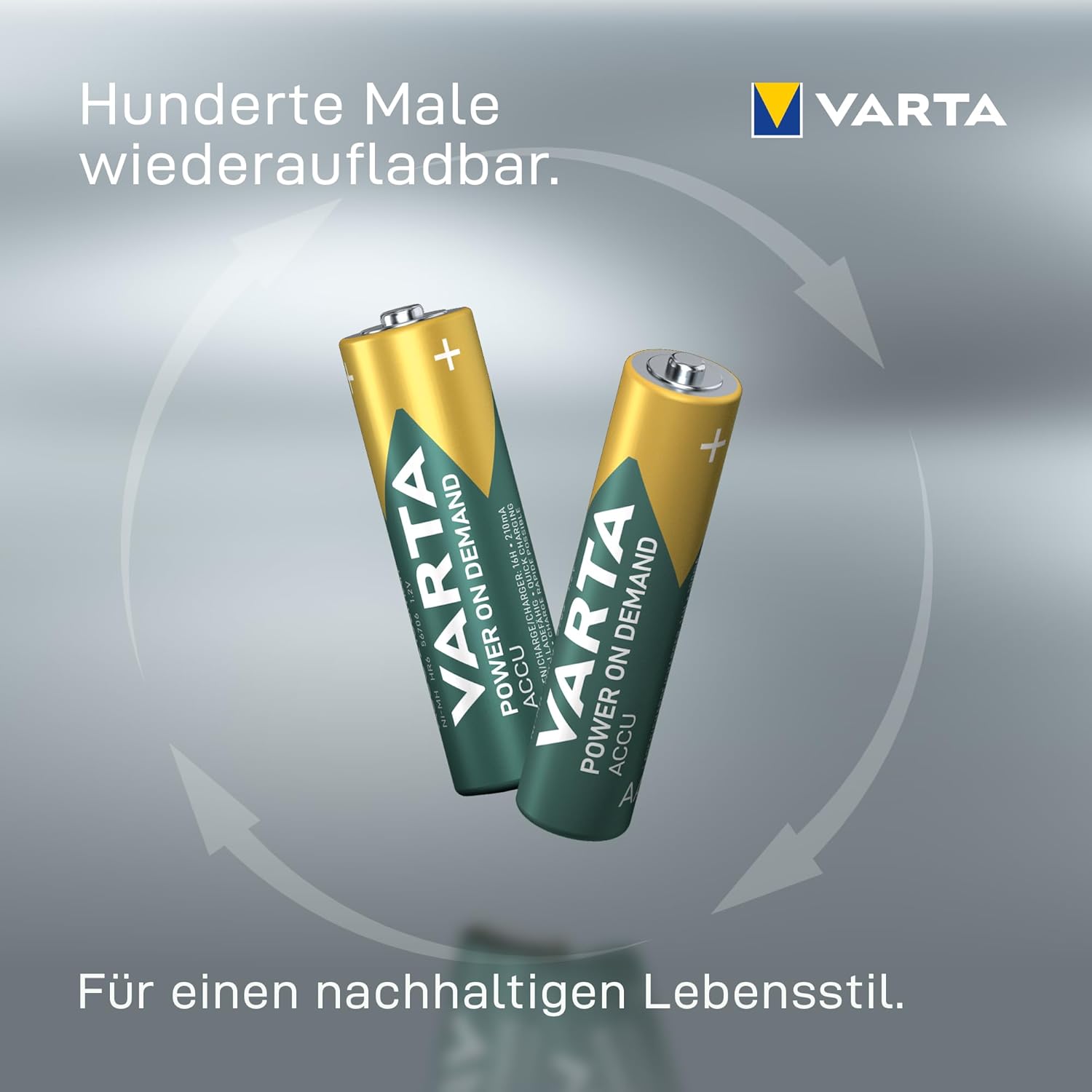 Varta Batterie Ricaricabili AA Ready2Use 2600mAh (4 pz) - immagine 4