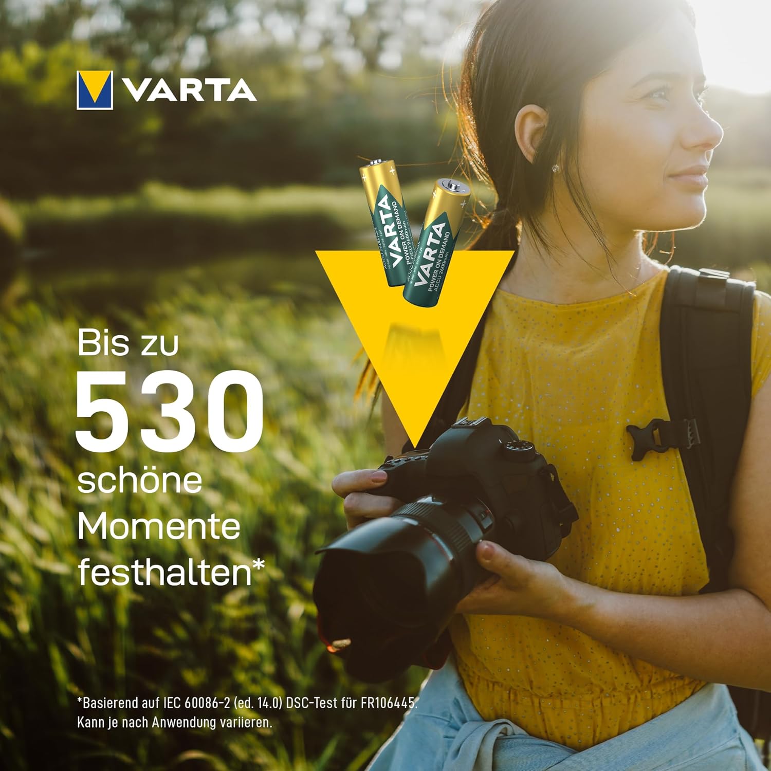 Varta Batterie Ricaricabili AA Ready2Use 2600mAh (4 pz) - immagine 5