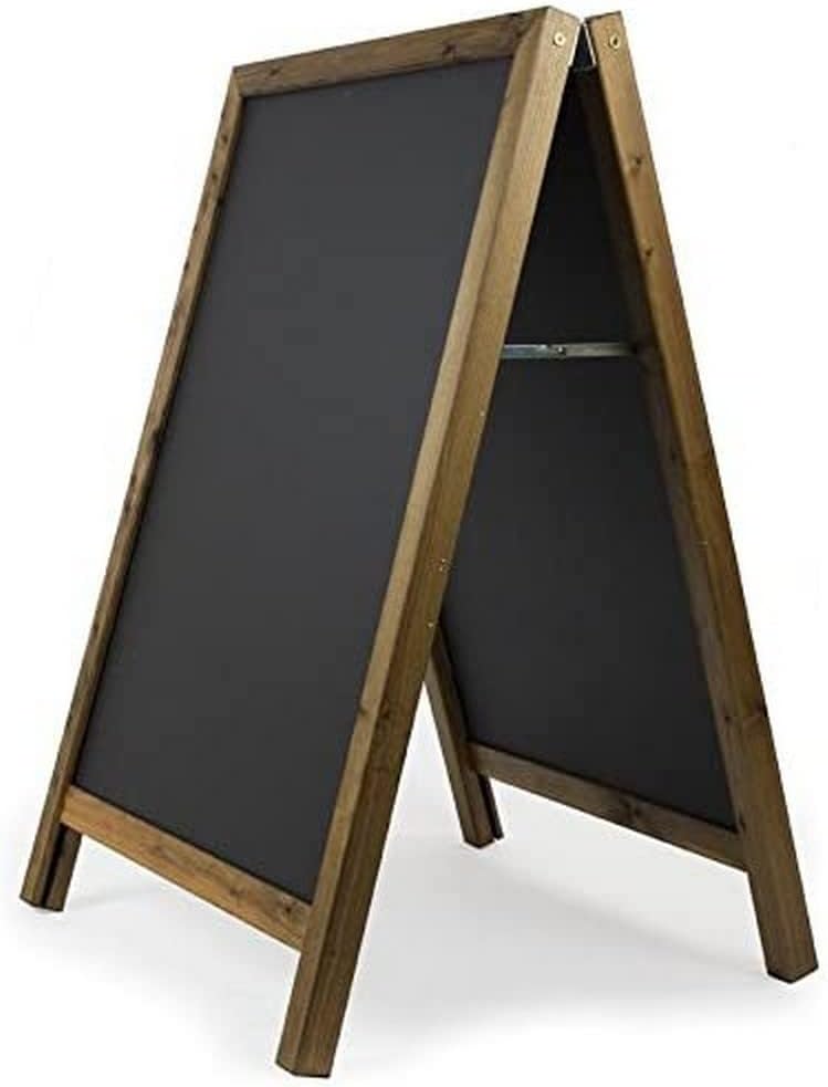 Chalkboards Uk WC151 - Lavagna Quadrata con Cornice ad A 100x70 cm