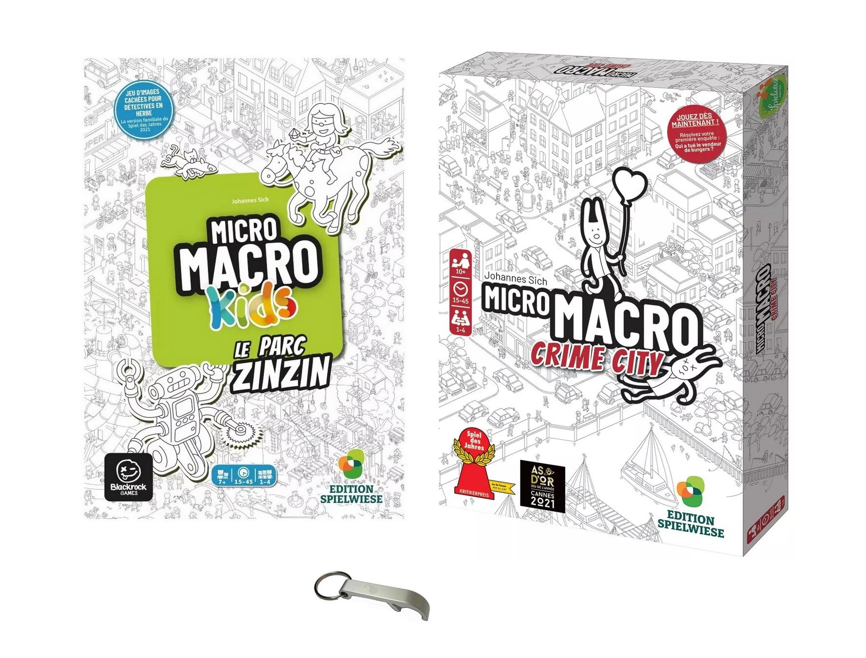 Set Micro Macro Kids Le Parc Zinzin + Crime City