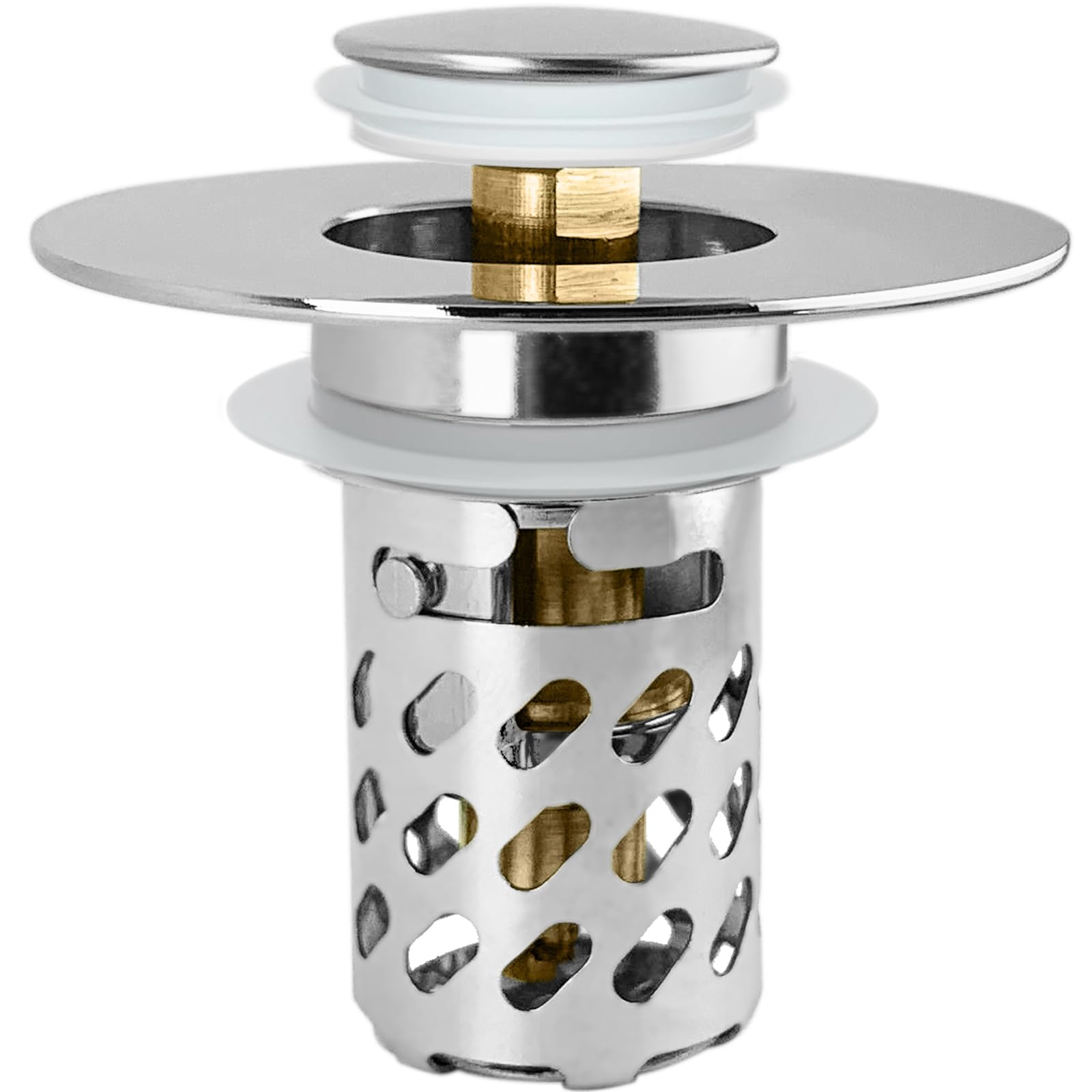 Rezzi Tappo Lavandino Bagno Universale Pop-up