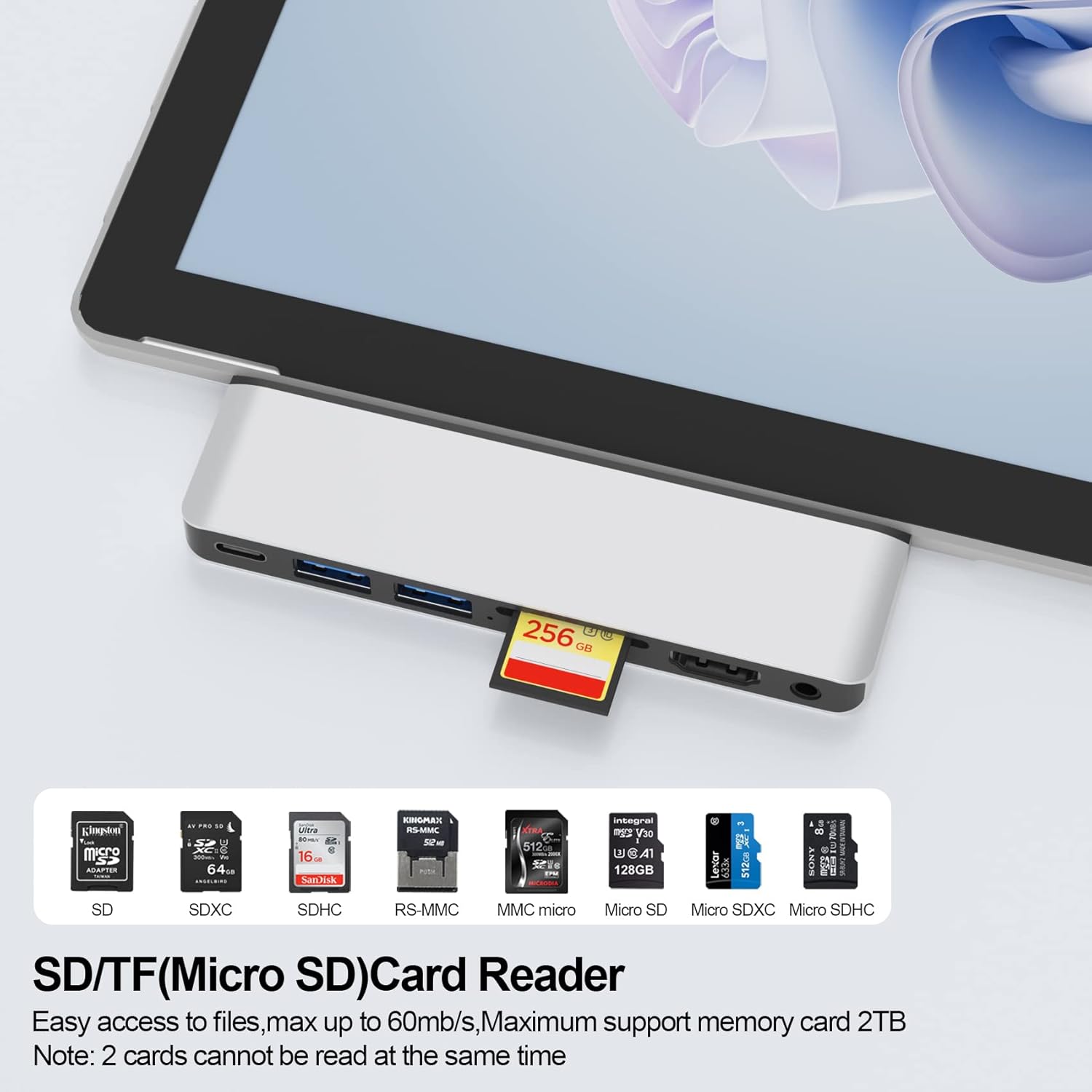 Hub Docking Station per Surface Pro 11 con HDMI 4K - immagine 7