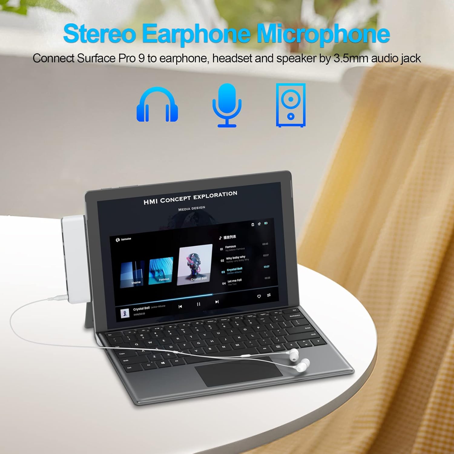 Hub Docking Station per Surface Pro 11 con HDMI 4K - immagine 8