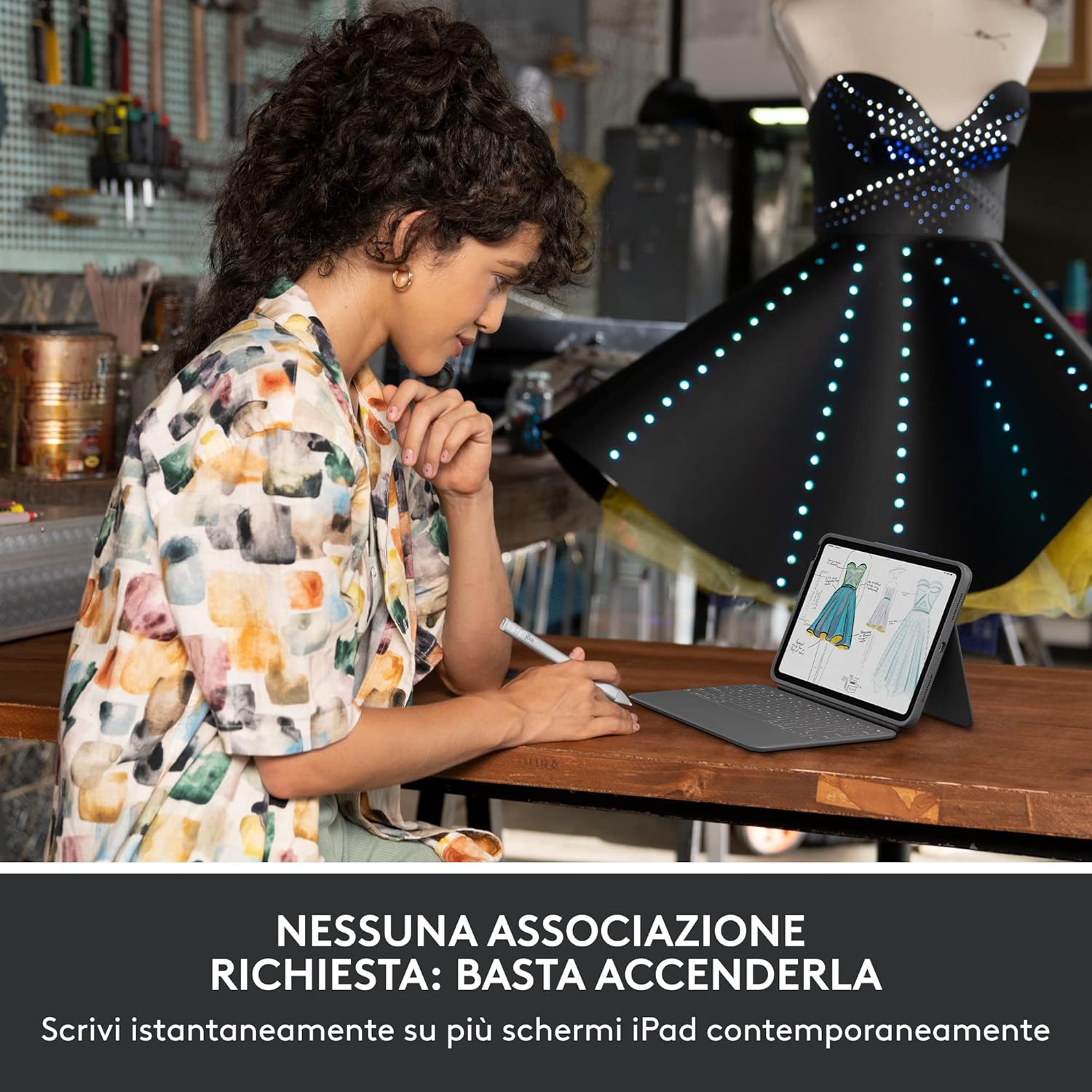 Logitech Crayon Matita Digitale per iPad, Argento - immagine 4