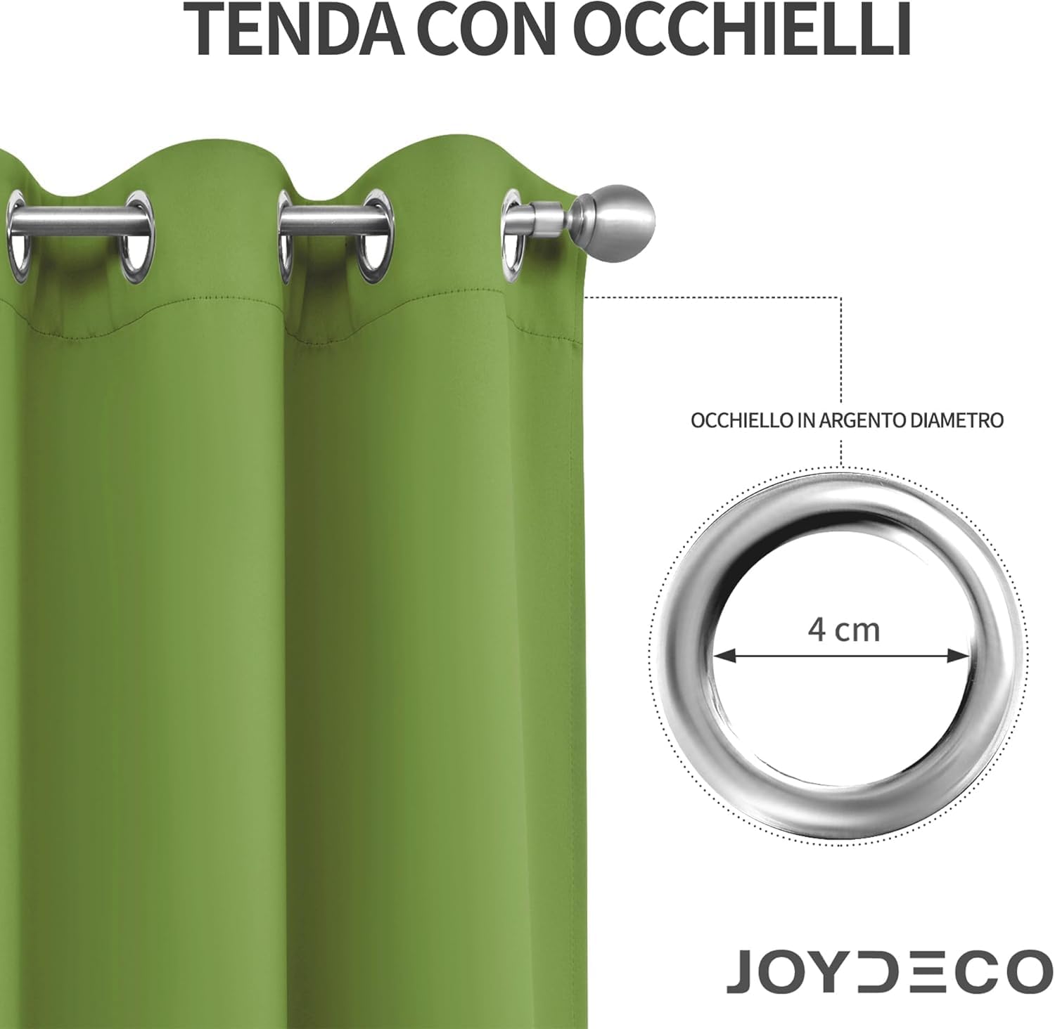 Joydeco Tende Oscuranti Termiche 140x175cm 2 Pezzi - immagine 4