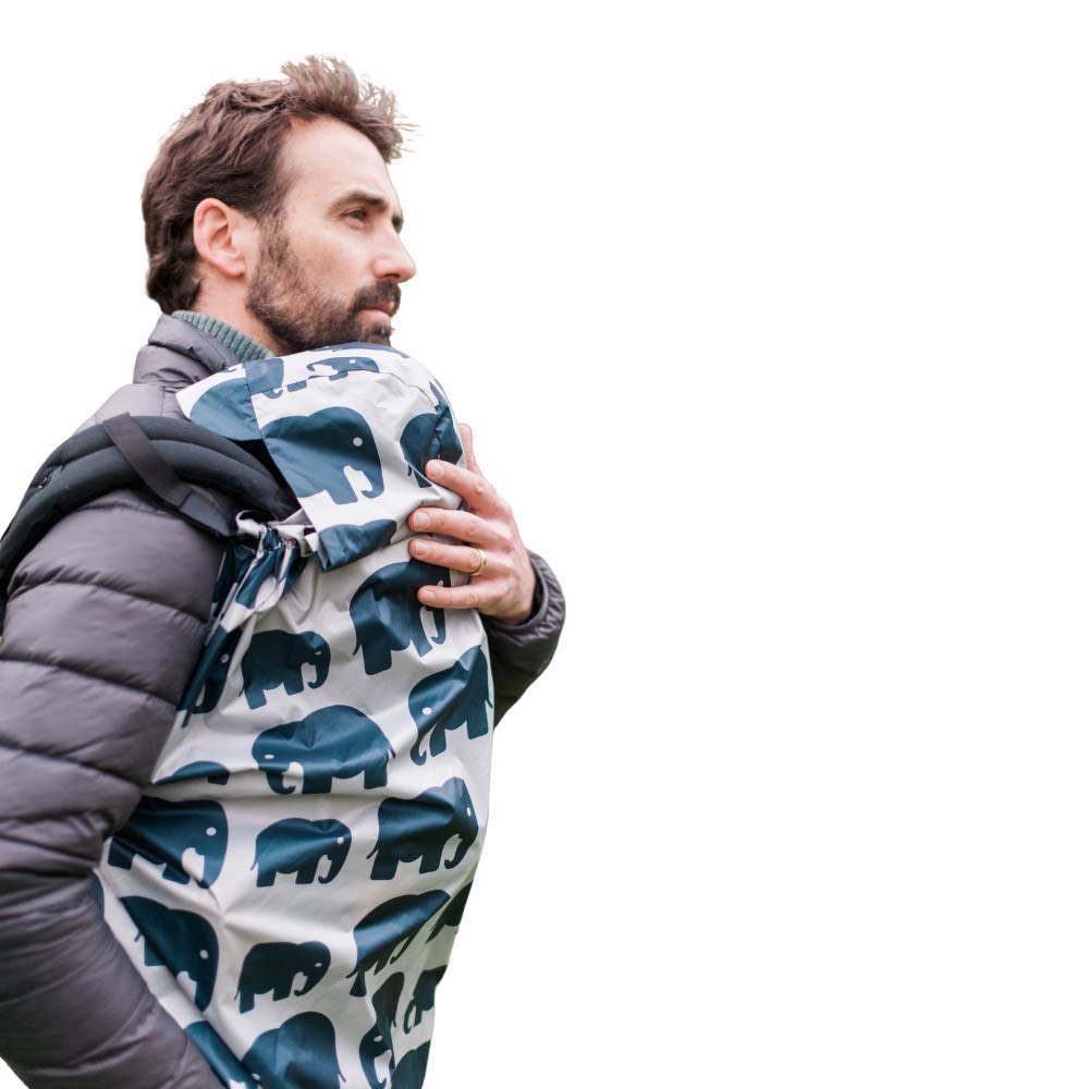 BundleBean - Mantella antipioggia per marsupi porta bebè, leggera
