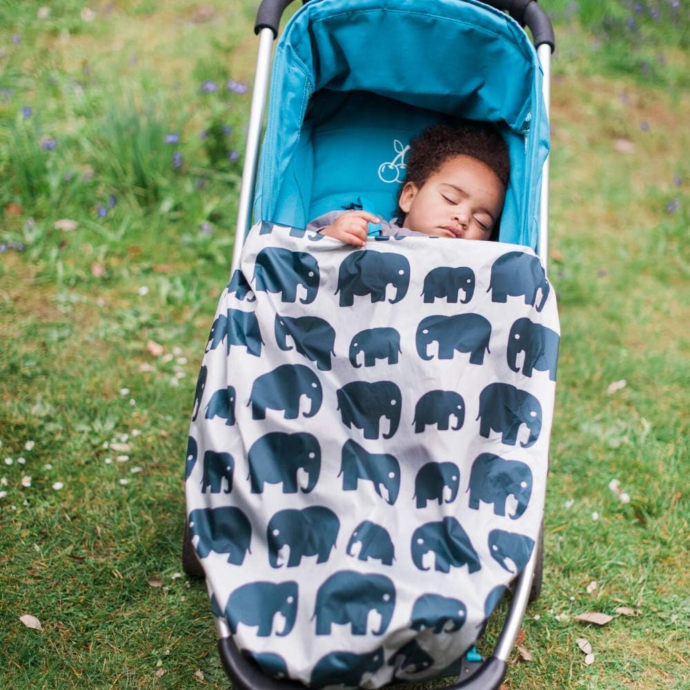 BundleBean - Mantella antipioggia per marsupi porta bebè, leggera - immagine 7