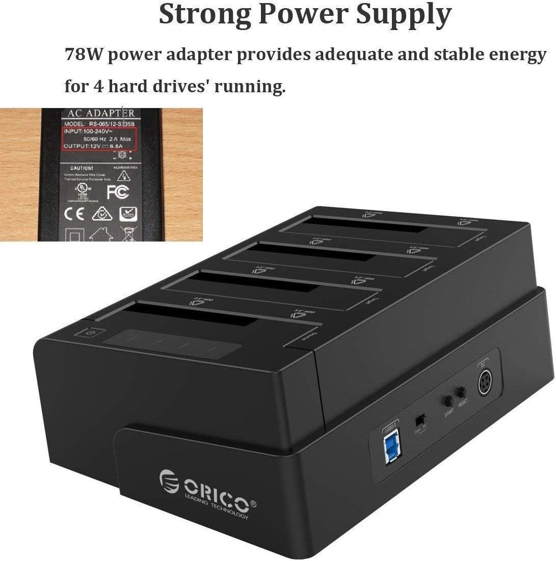 Orico Docking Station USB 3.0 per Hard Disk 4 Bay - immagine 3