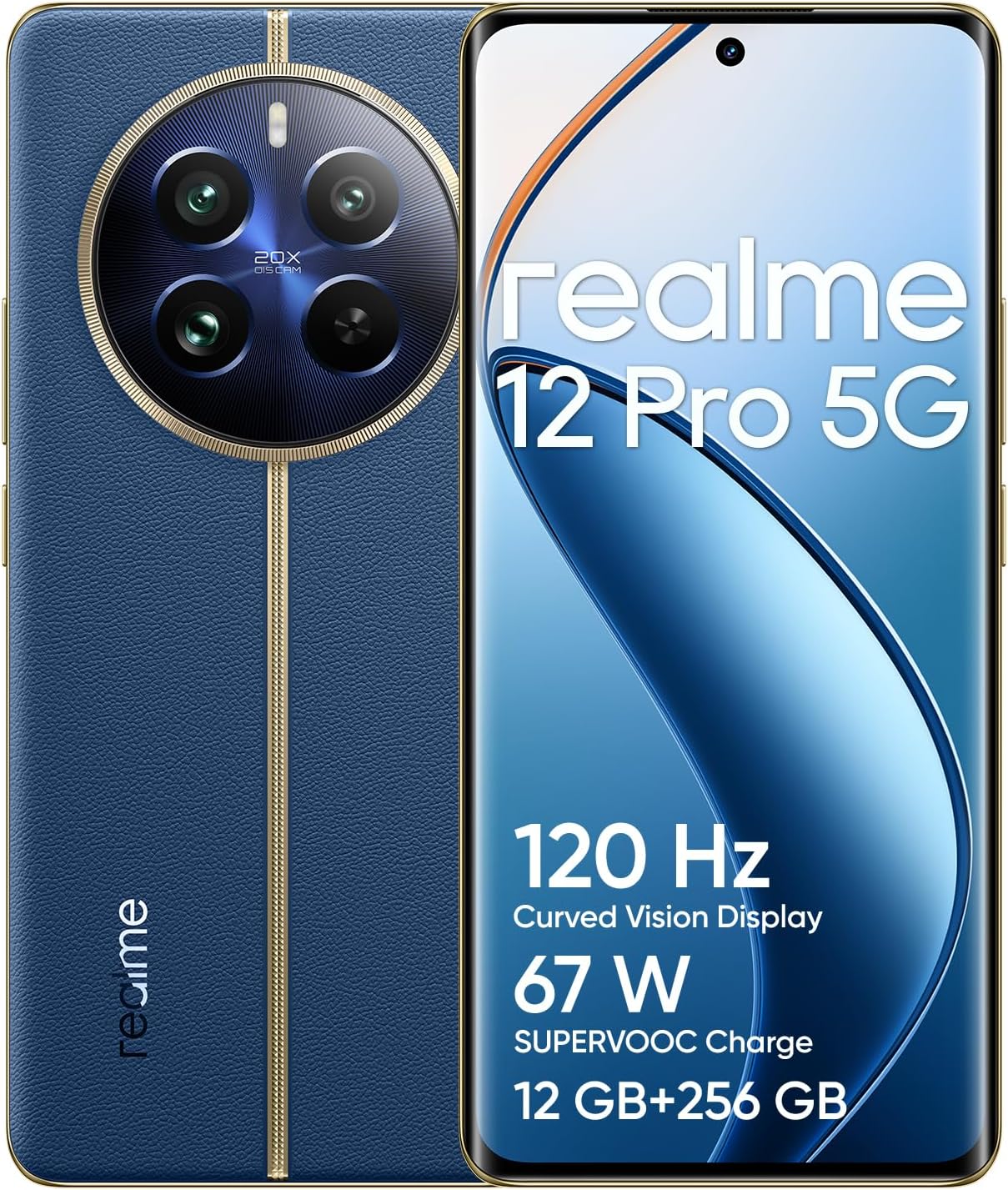 Realme 12 Pro 5G - Smartphone 12+256GB, Blu - immagine 1