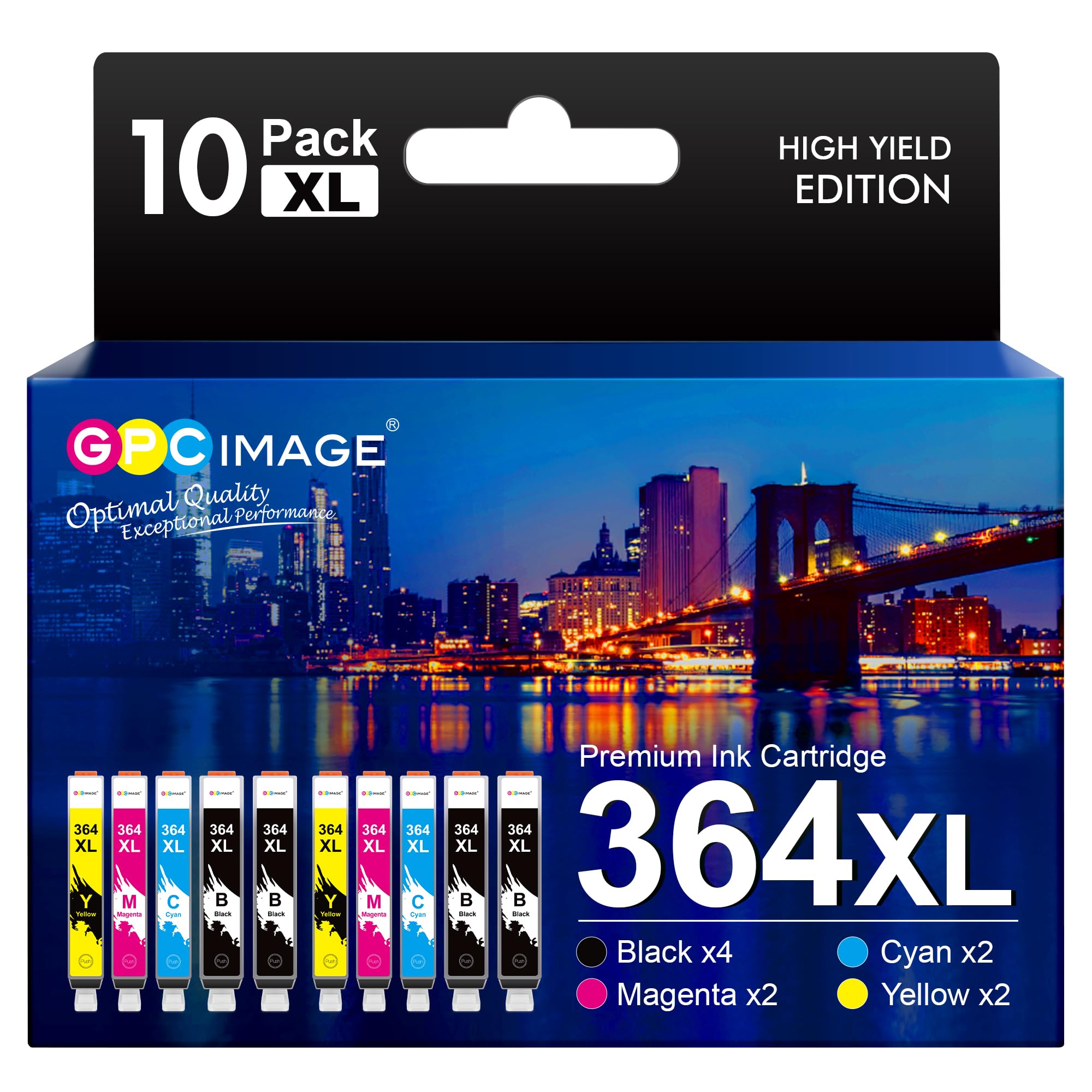 Gpc Image Cartucce Compatibili HP 364 364XL 10-Pack