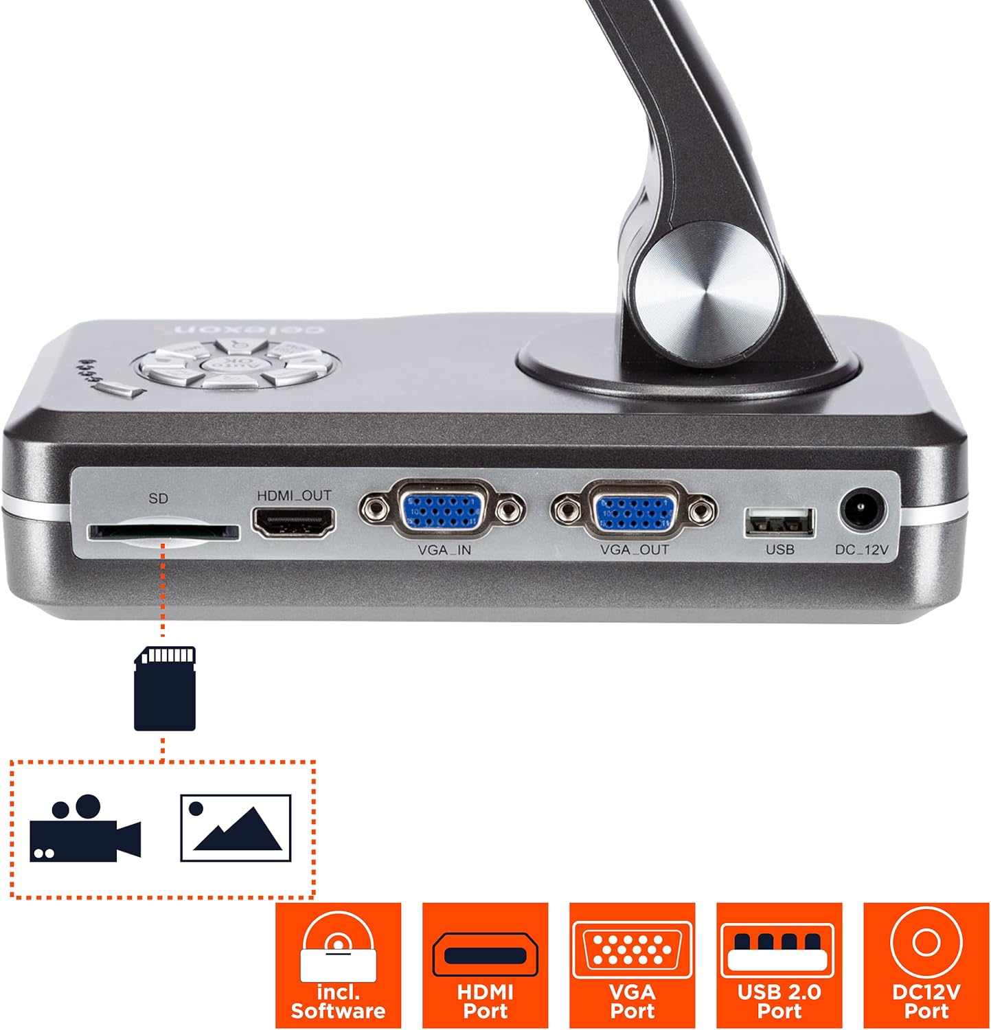 Celexon Dokumenten-Kamera DK500 - immagine 7