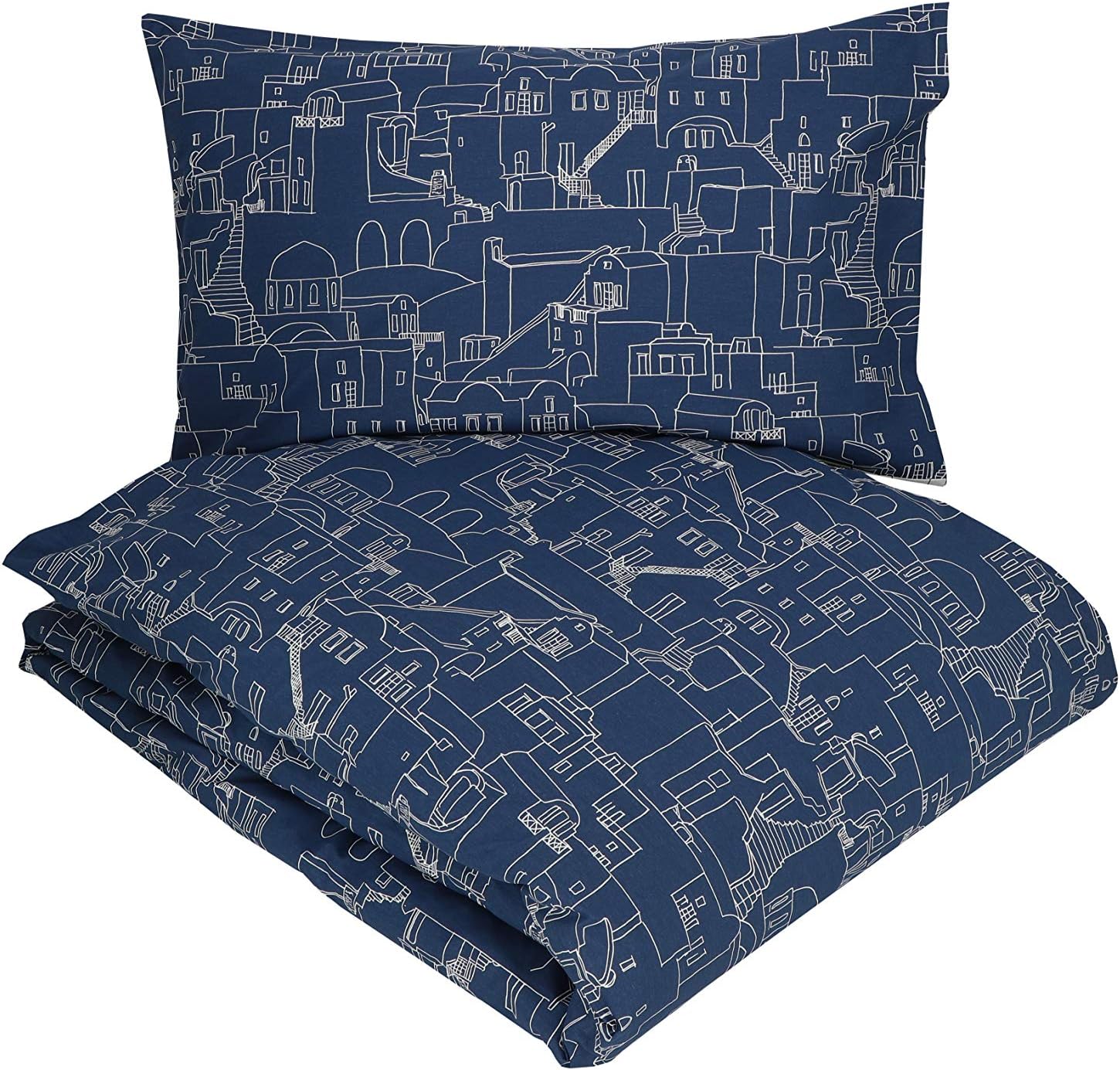 Gabel Parure Copripiumino Singolo, Blu Ios - immagine 1