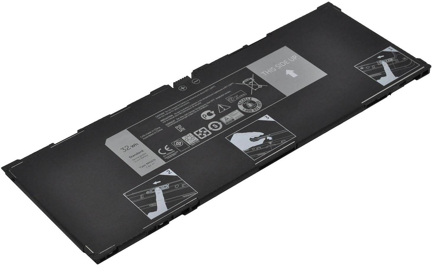 Batteria 9MGCD per Dell Venue 11 Pro 7.4V 32Wh - immagine 3