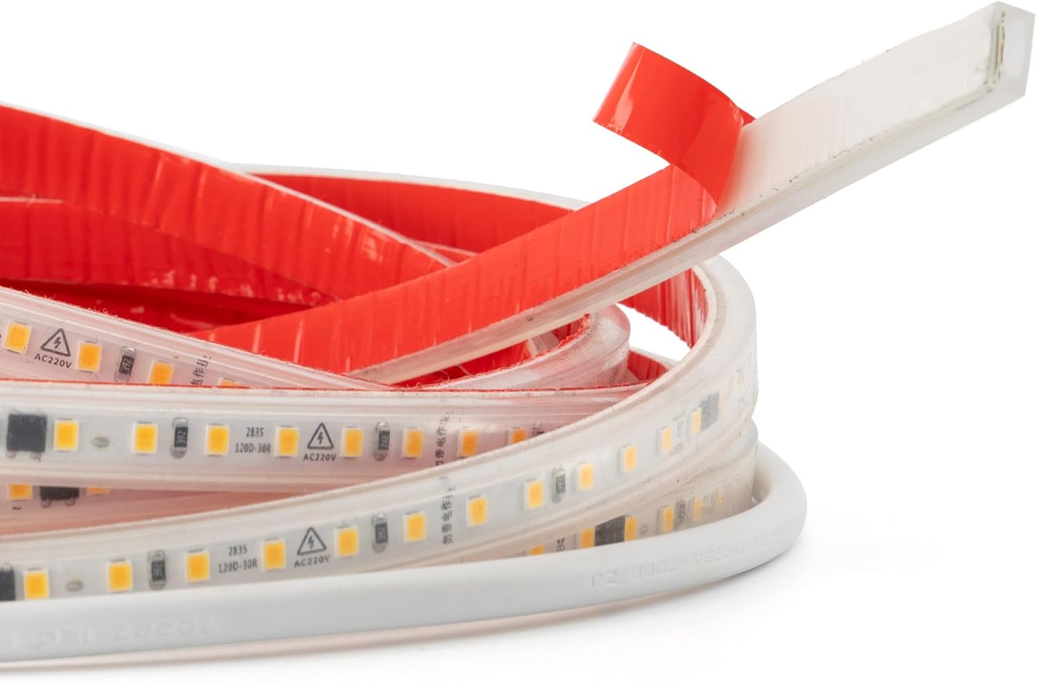 Playluz Striscia Led 220v 2835 Alta Luminosità, 0.5M - immagine 4