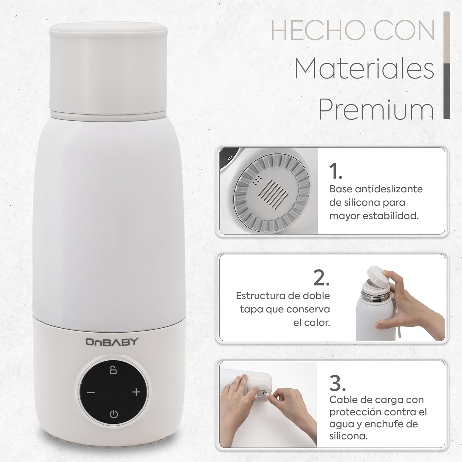 ONBABY Scaldabiberon Elettrico Portatile da Viaggio - immagine 5