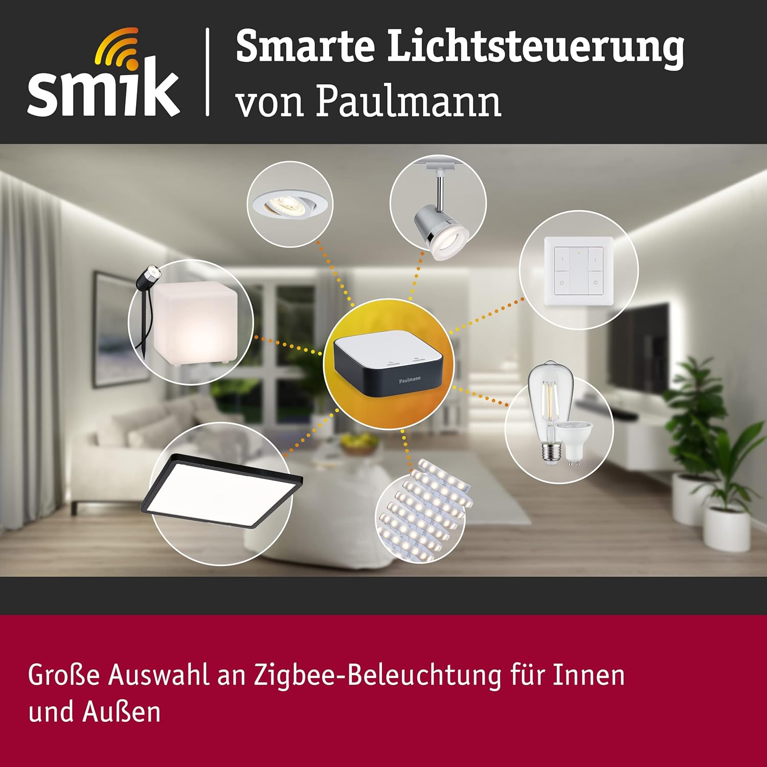 Paulmann 50135 Smart Home Zigbee Gateway Bridge Smik - immagine 2