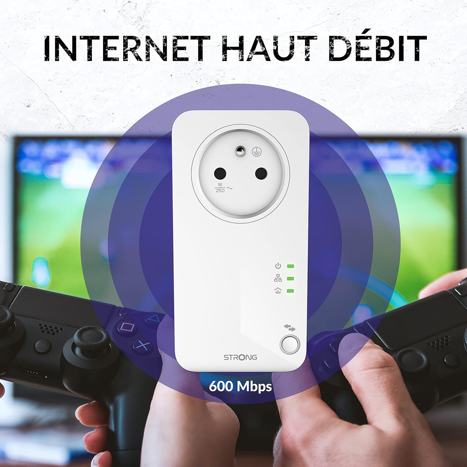 Strong Powerline 600 Kit Trio Prese CPL 600Mbps - immagine 3