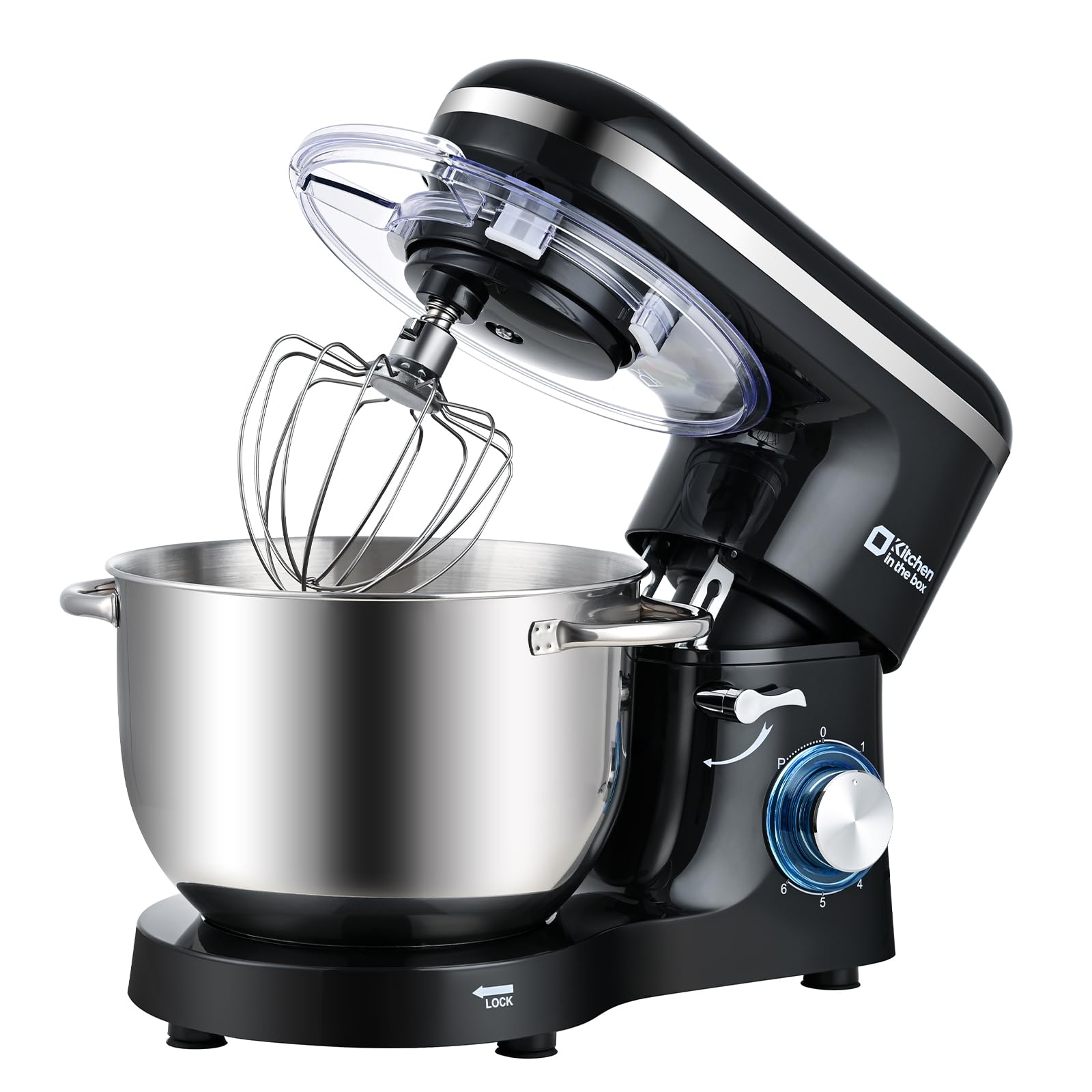 Kitchen In The Box Impastatrice Planetaria 6,2L 1400W, Nero