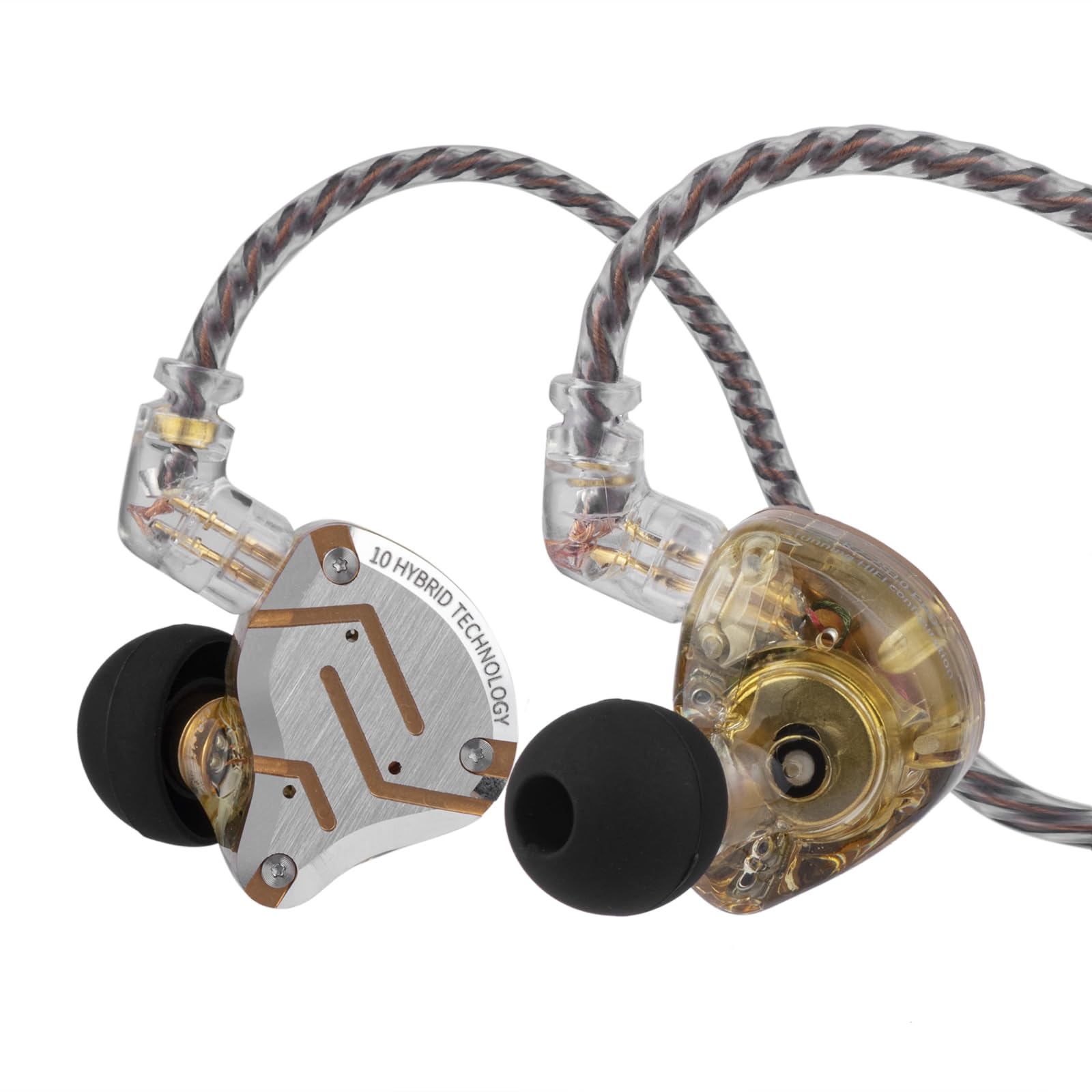 Linsoul KZ ZS10 Pro - Auricolari HiFi 5 Driver, Giallo