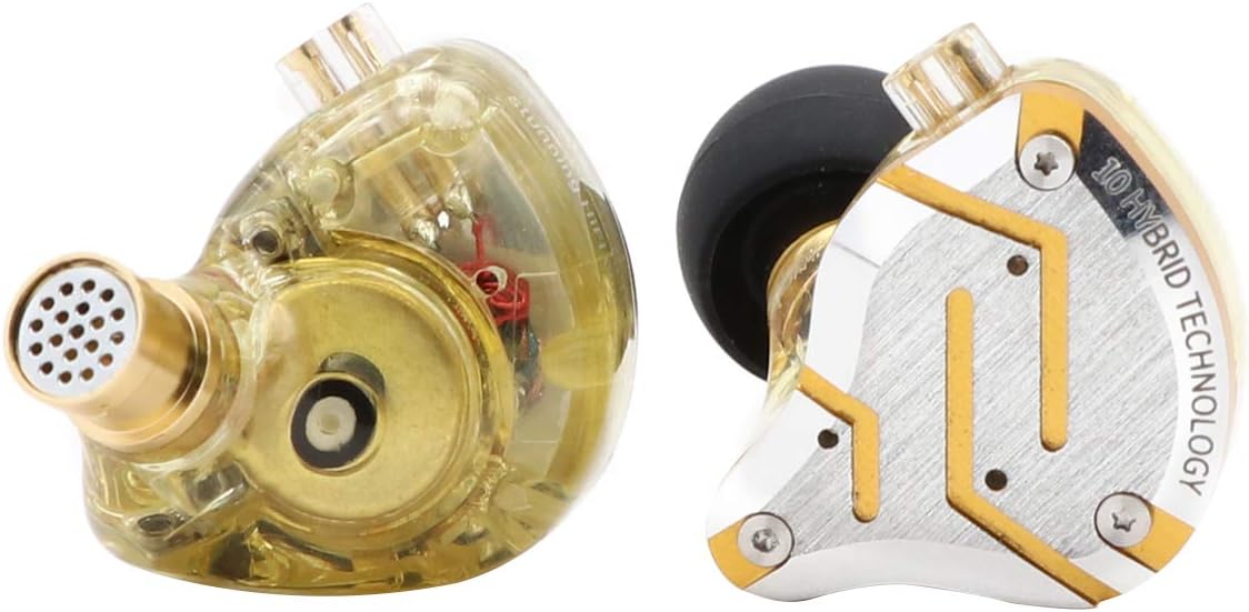 Linsoul KZ ZS10 Pro - Auricolari HiFi 5 Driver, Giallo - immagine 2