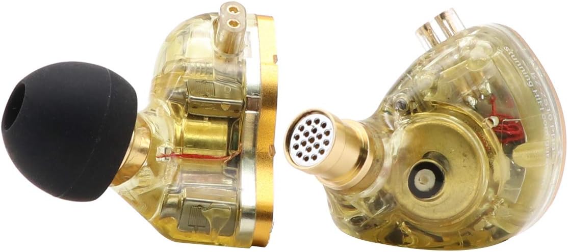 Linsoul KZ ZS10 Pro - Auricolari HiFi 5 Driver, Giallo - immagine 3