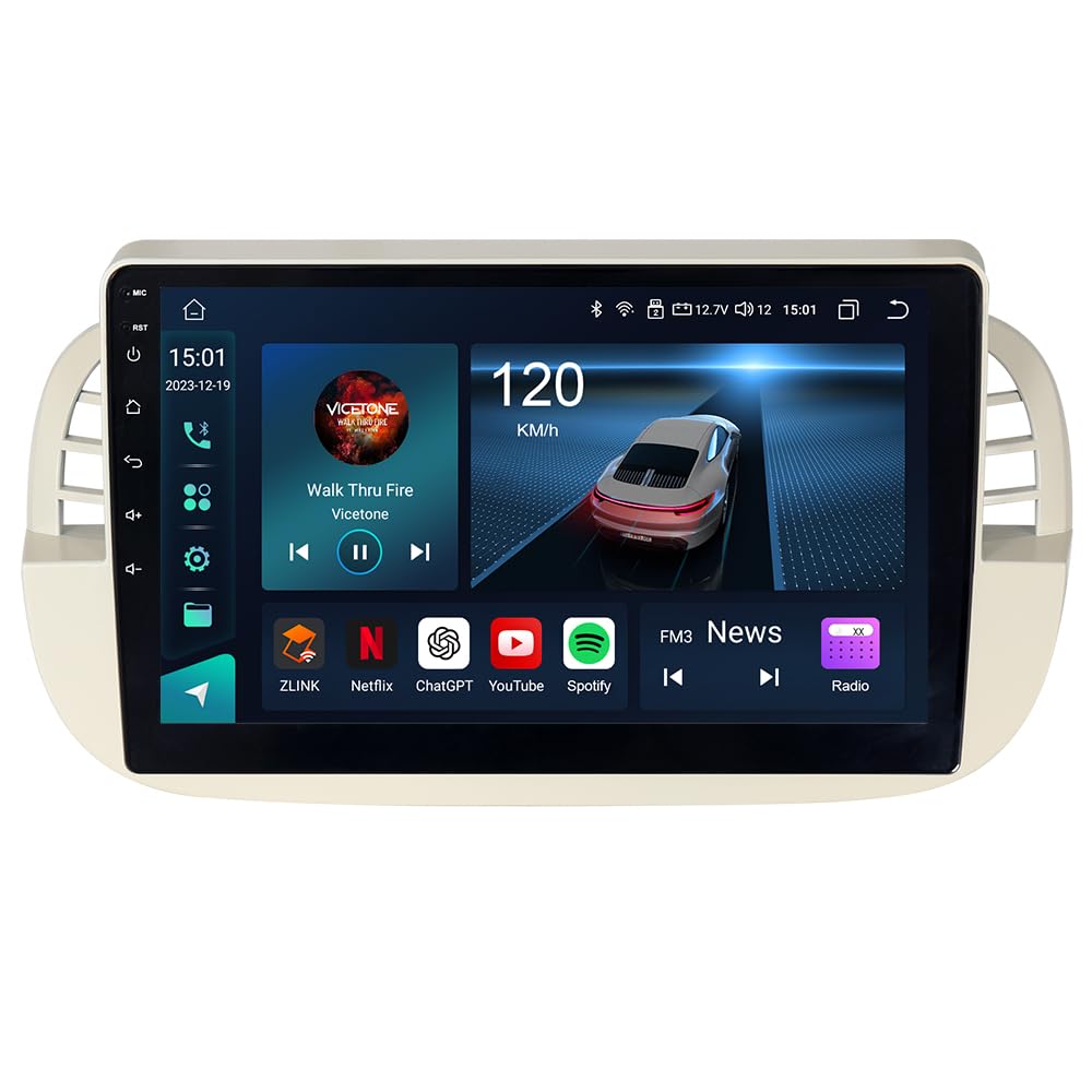 Autoradio Android per Fiat 500 2007-2015