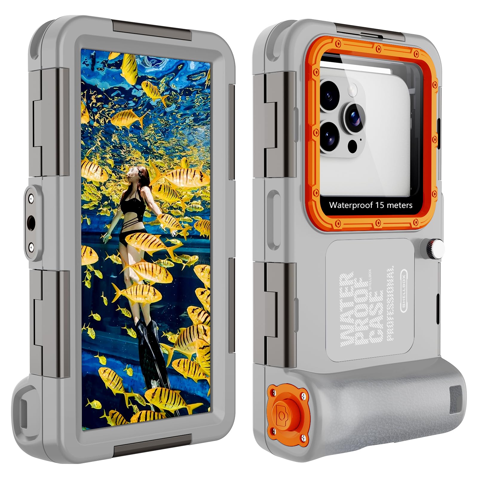 Custodia Impermeabile Smartphone IPX8 15m Subacquea