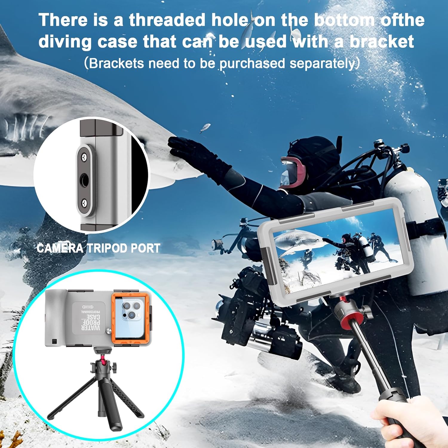 Custodia Impermeabile Smartphone IPX8 15m Subacquea - immagine 3