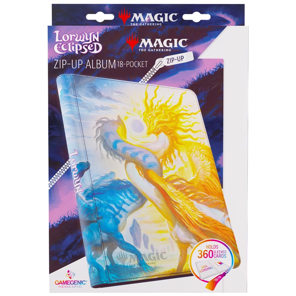 Gamegenic | Magic: The Gathering | Lorwyn Eclipsed Zip Up Album 18 tasche – Celestial Reunion